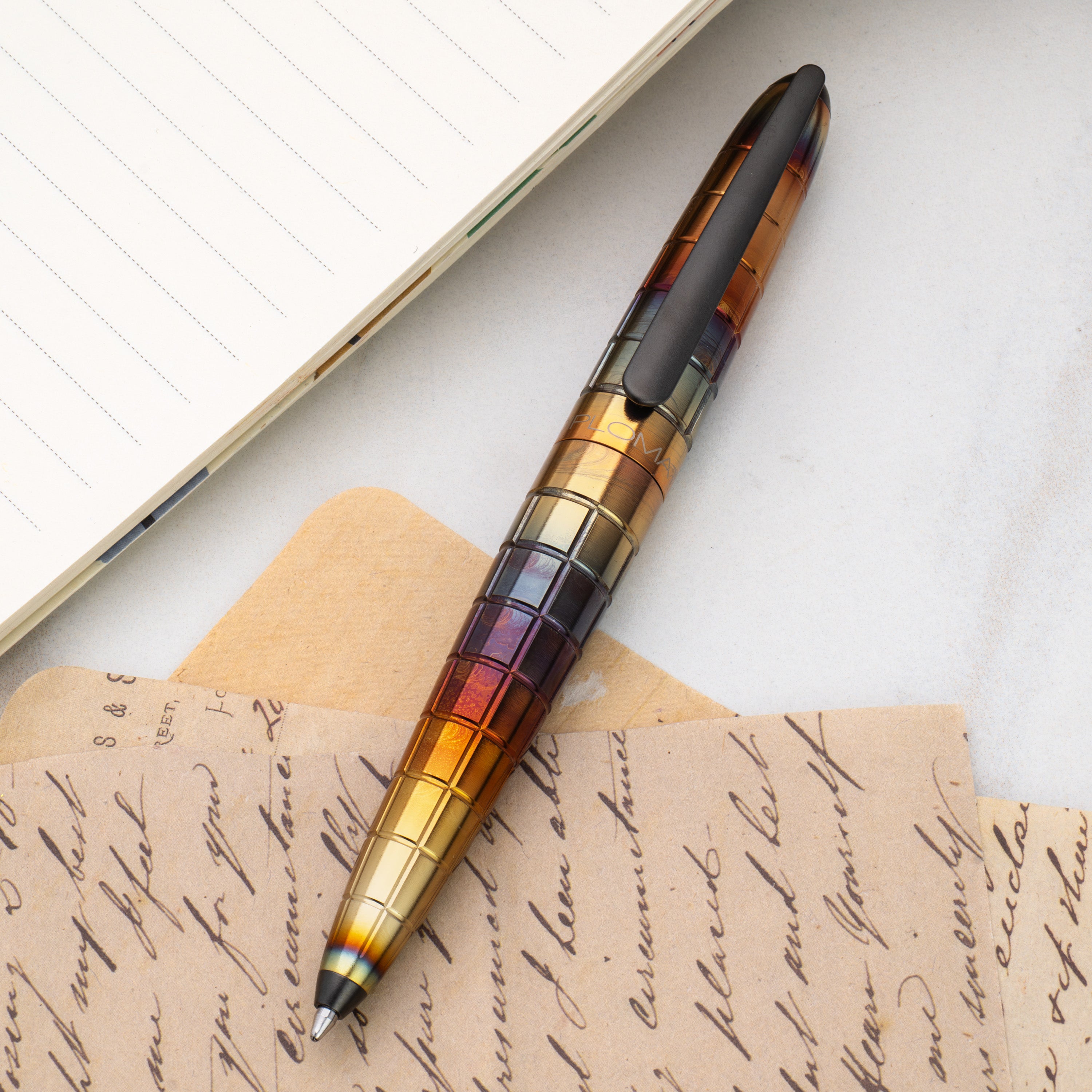 Diplomat Aero Rhomb Flame easyFLOW Ballpoint Pen