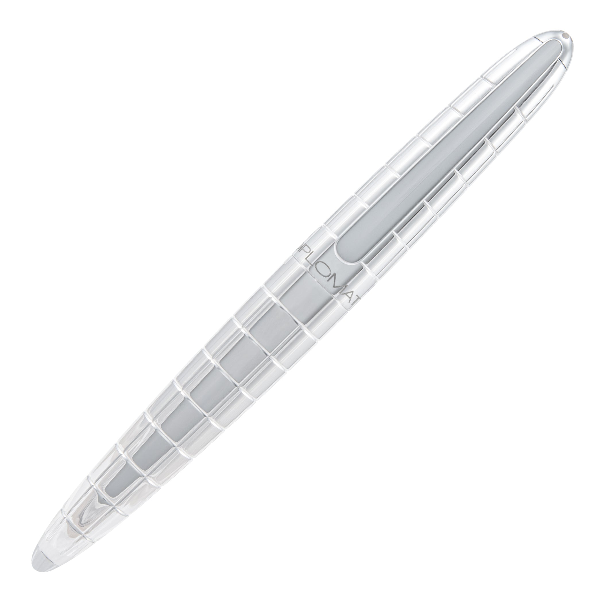Diplomat Aero Rhomb Chrome Rollerball Pen