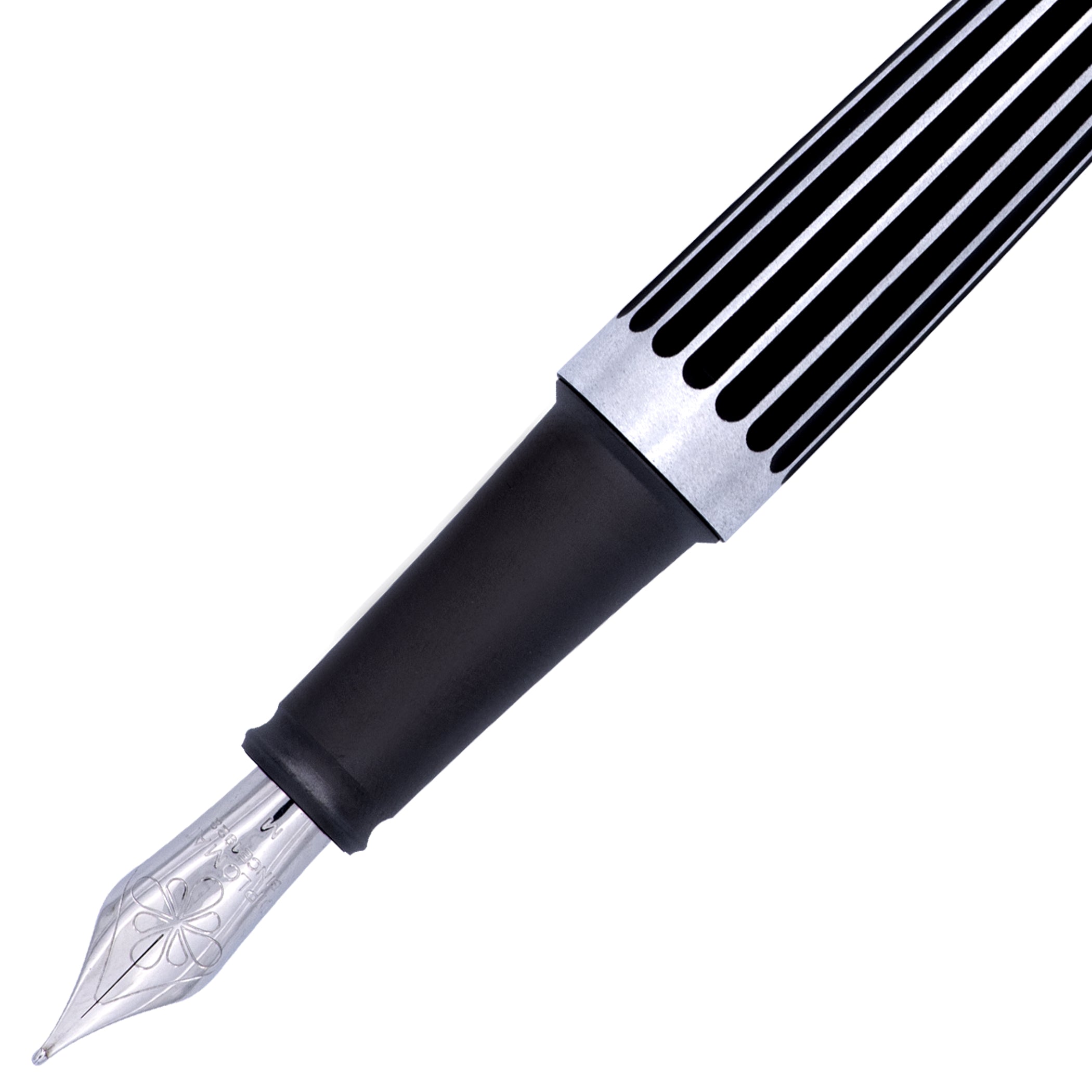 Diplomat Aero Stripes Black Fountain Pen
