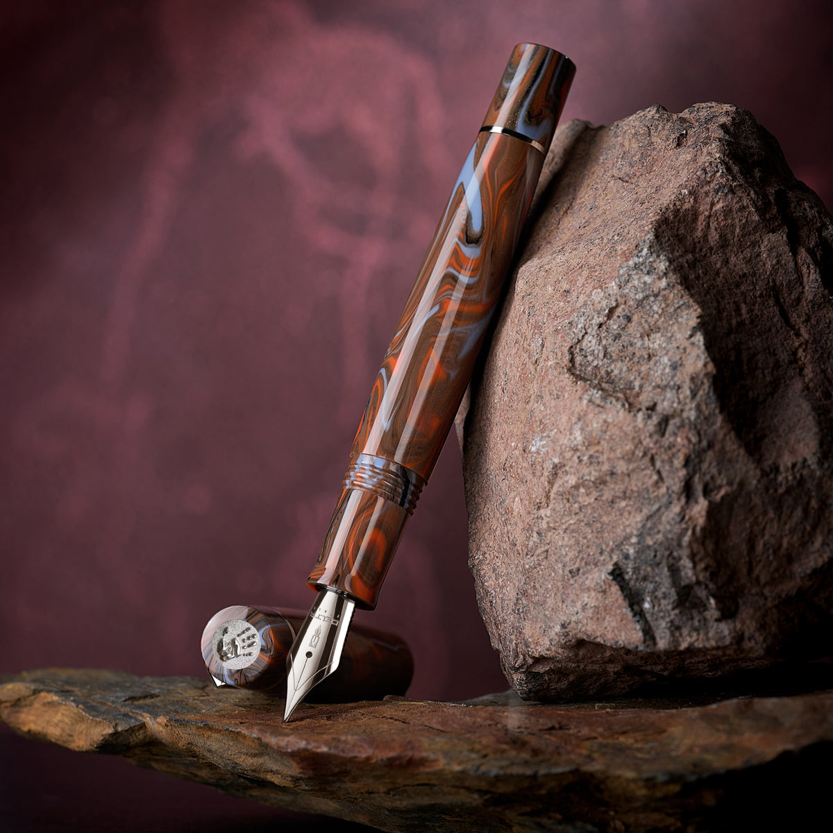 Delta Signs of the Time Cave Painting Fountain Pen
