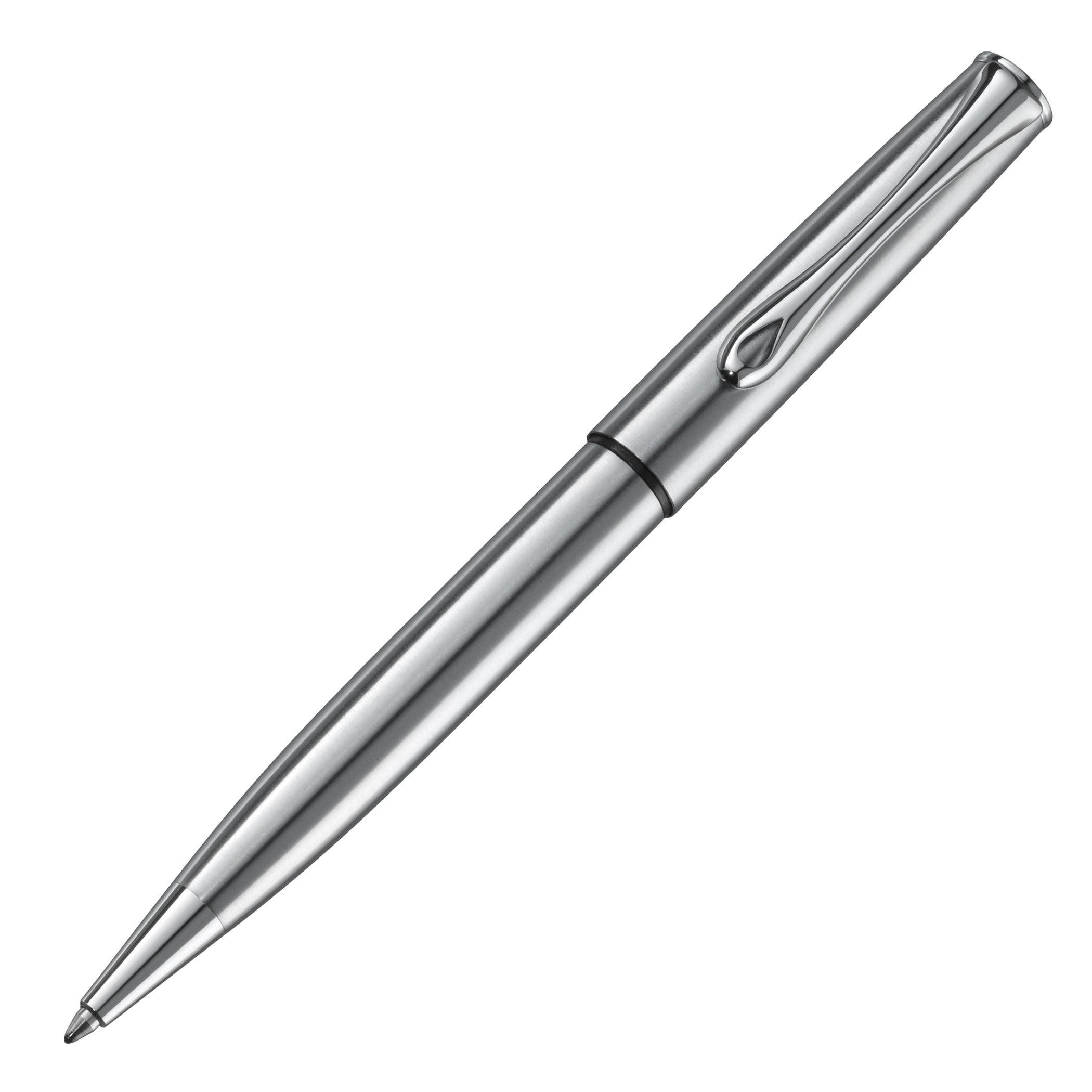 Diplomat Esteem Matte Chrome easyFLOW Ballpoint Pen