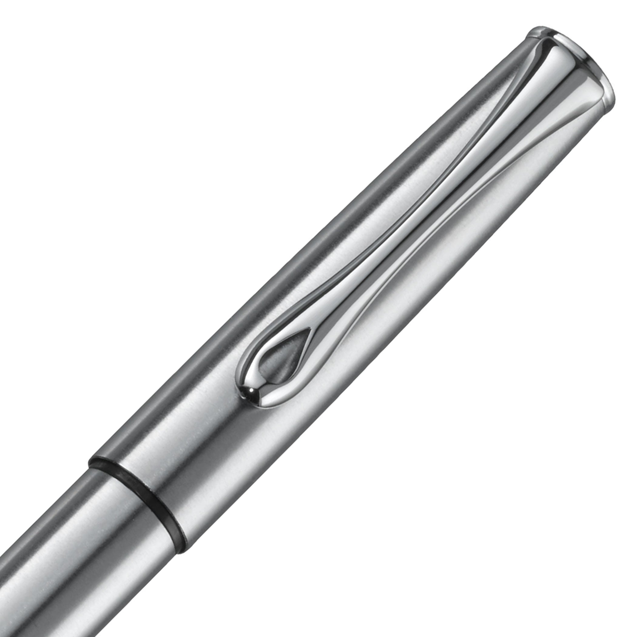 Diplomat Esteem Matte Chrome easyFLOW Ballpoint Pen