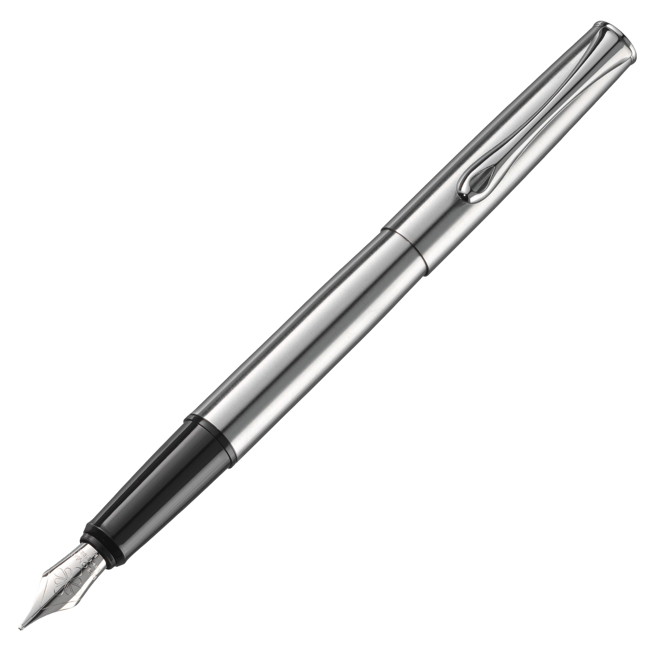 Diplomat Esteem Matte Chrome Fountain Pen