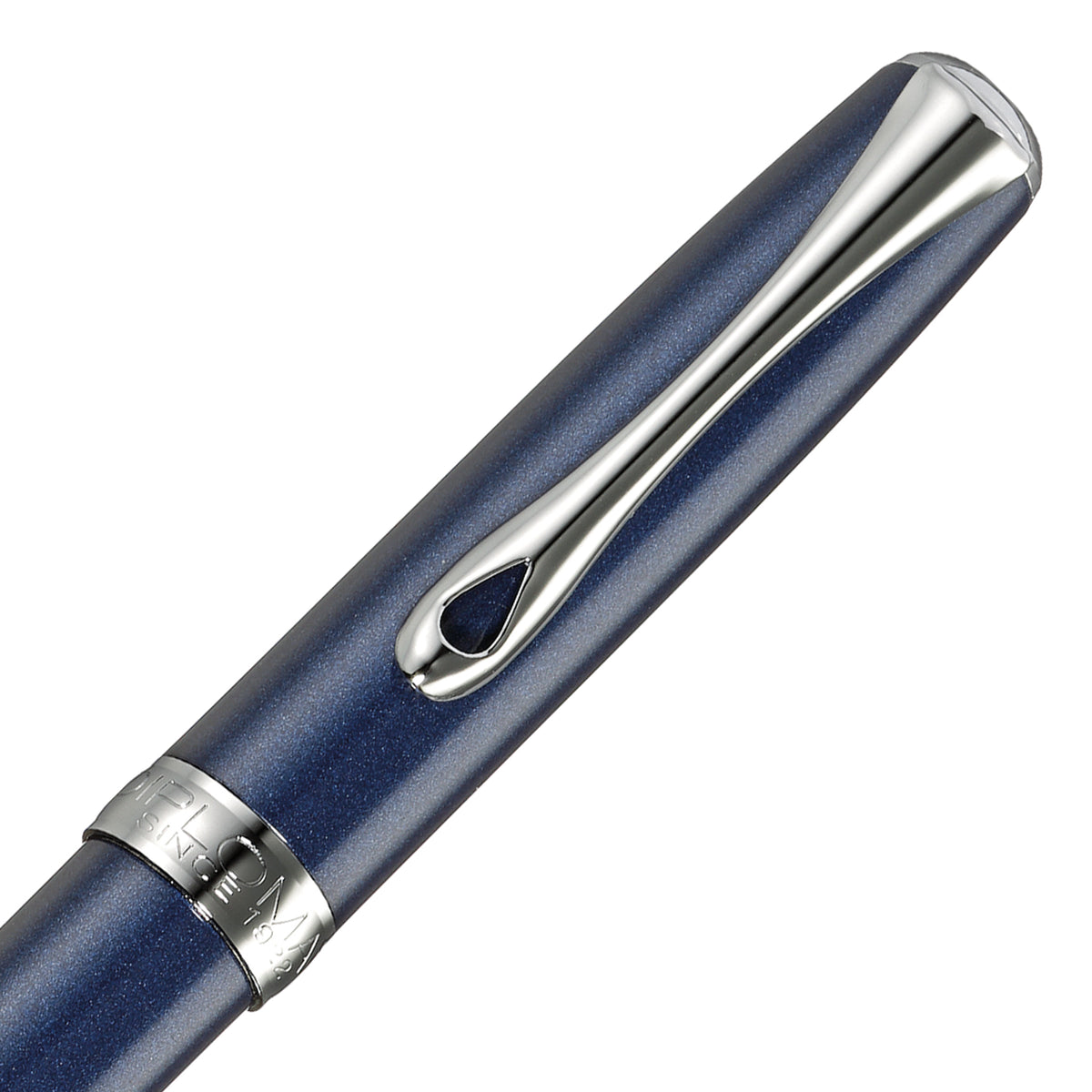 Diplomat Excellence A2 Midnight Blue with Chrome Trim 0.7 mm Mechanical Pencil
