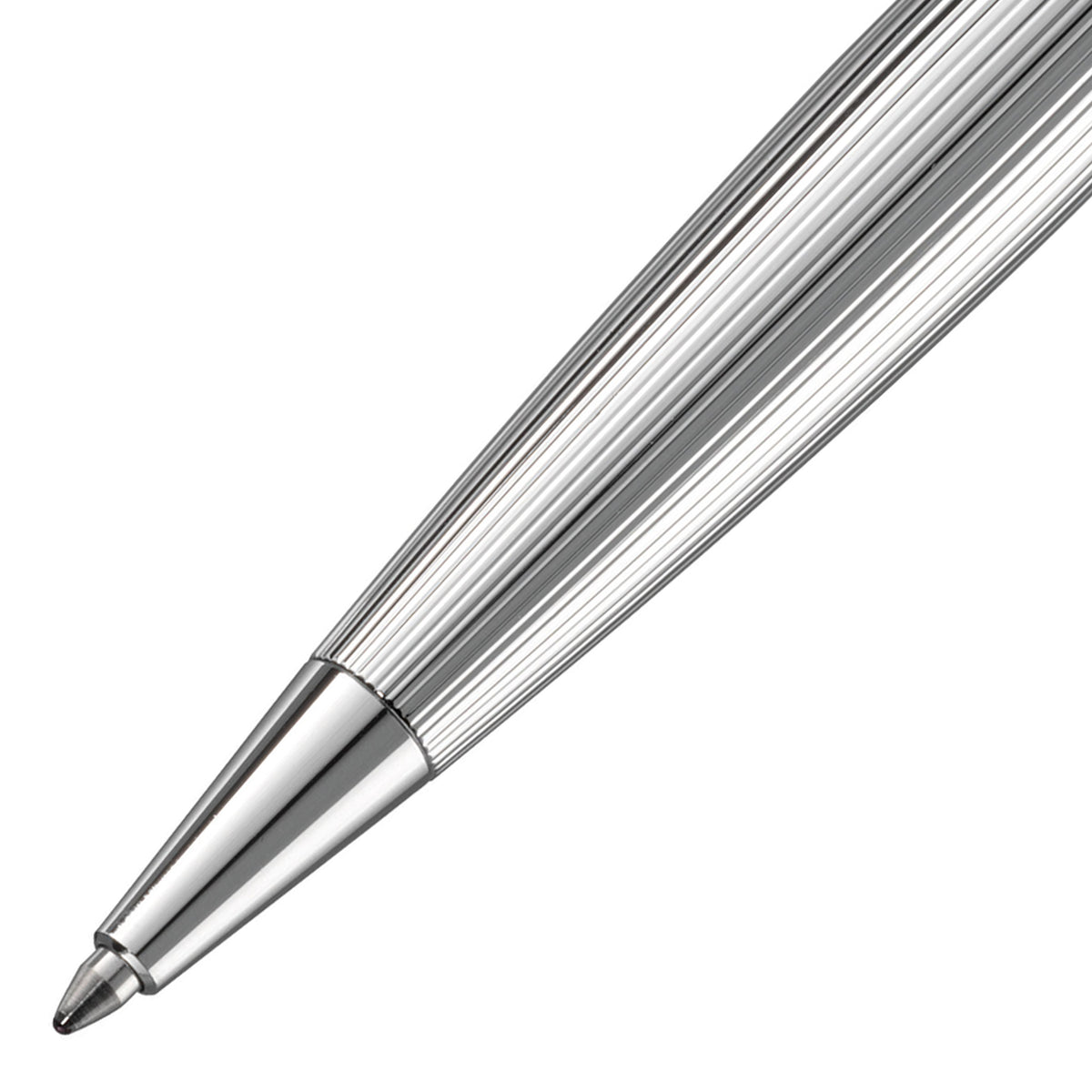 Diplomat Excellence A2 Guilloche Black/Chrome easyFLOW Ballpoint Pen