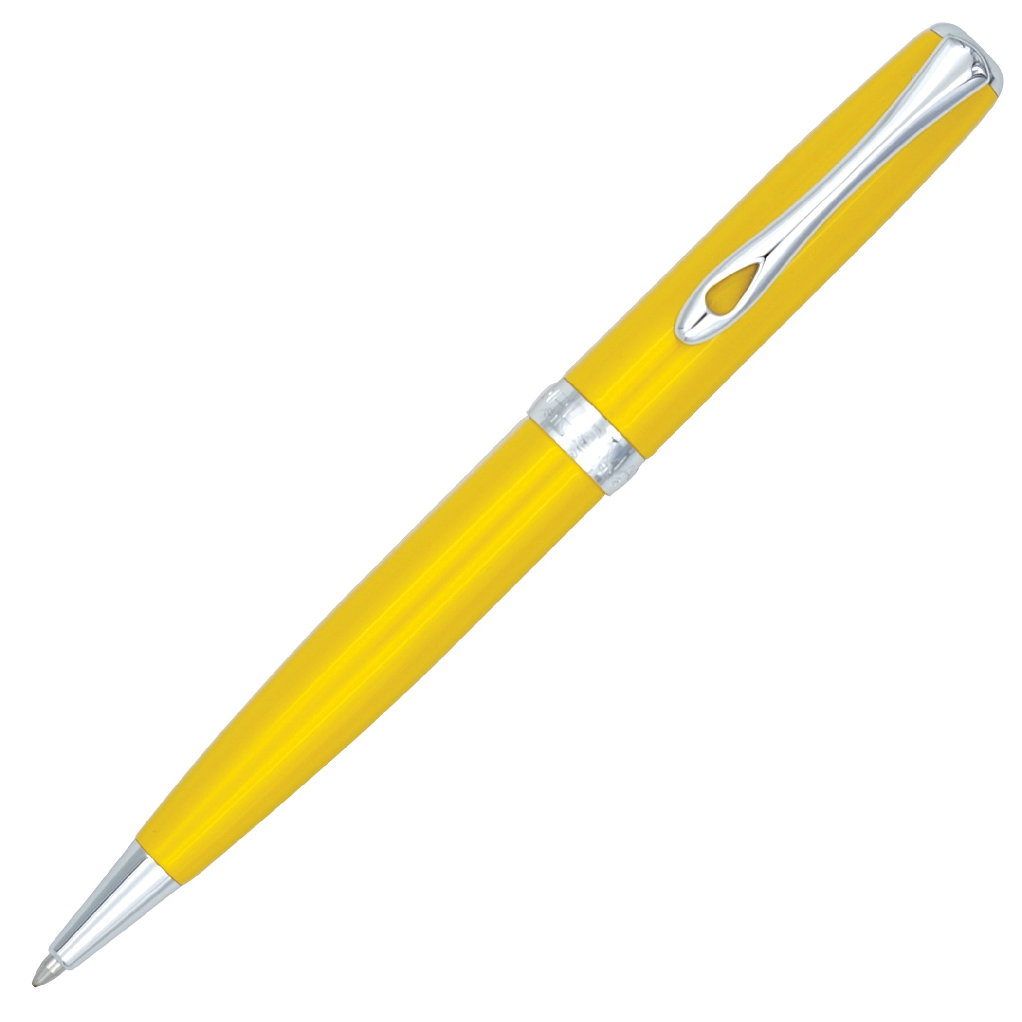 Diplomat Excellence A2 Yellow Chrome easyFLOW Ballpoint Pen