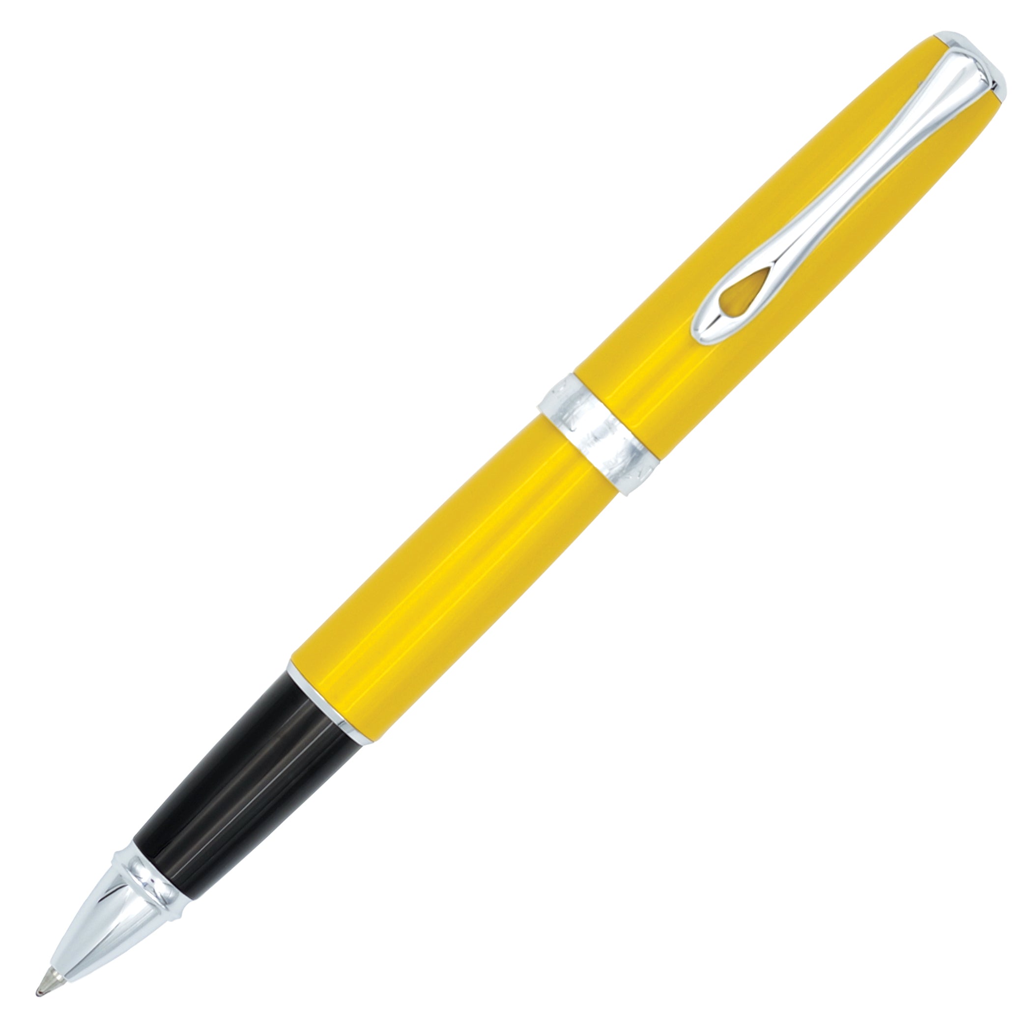 Diplomat Excellence A2 Yellow Chrome Rollerball Pen