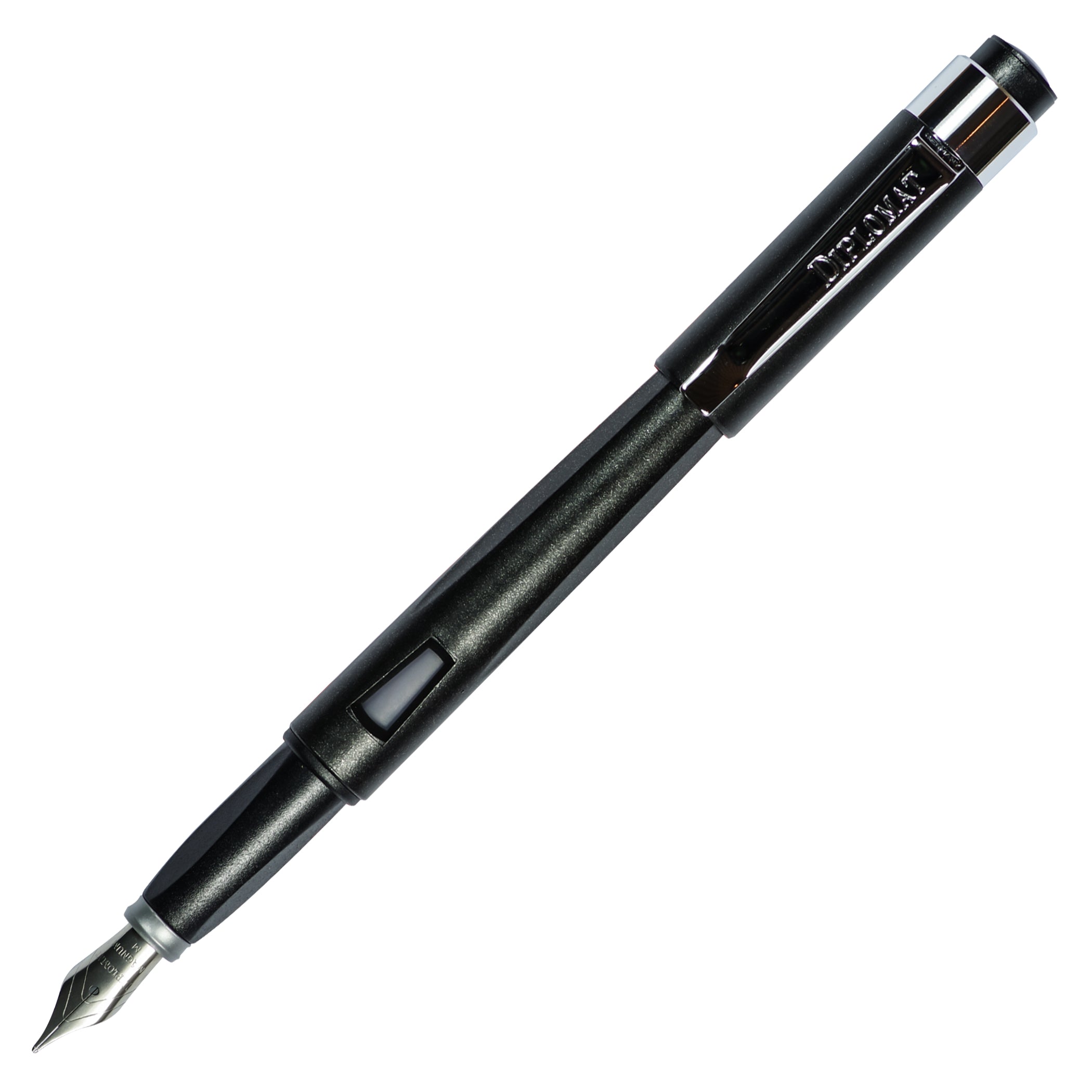 Diplomat Magnum Crow Black Fountain Pen