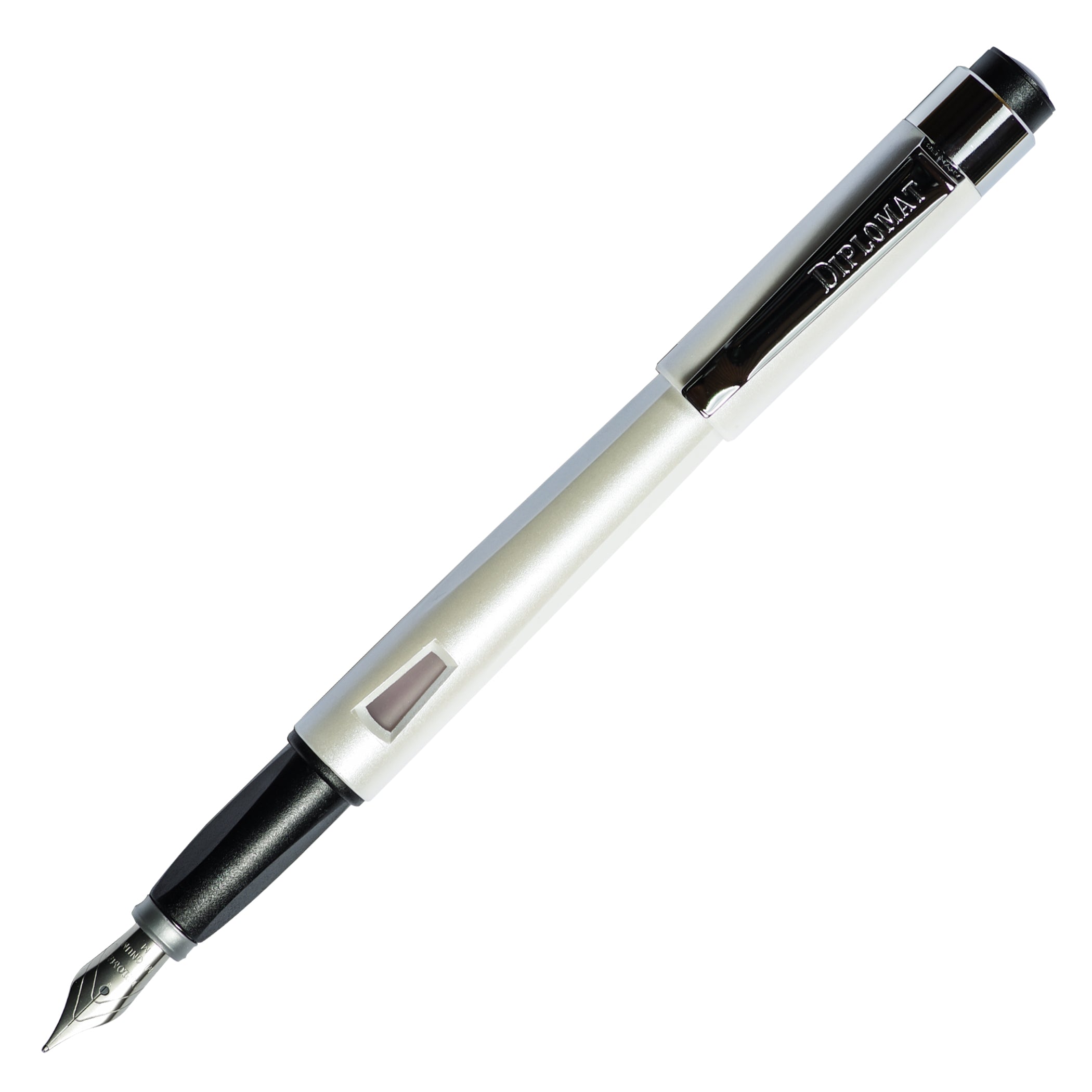 Diplomat Magnum Pearl White Fountain Pen