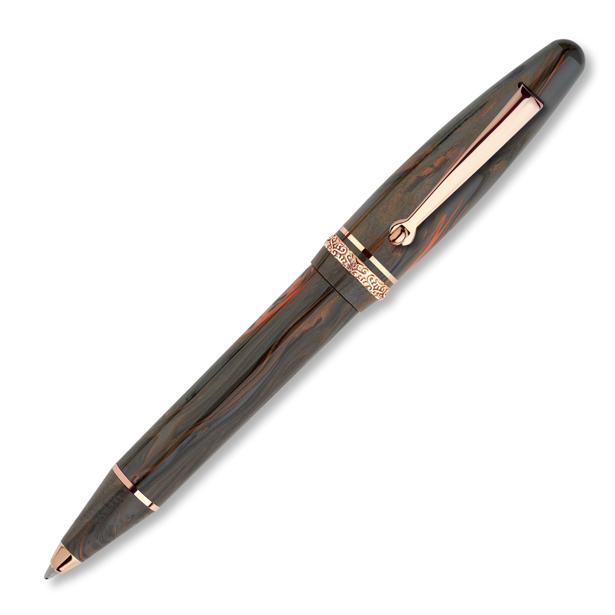 Maiora Ultra Ogiva Golden Age 2.0 Earth/Rosegold Ballpoint Pen