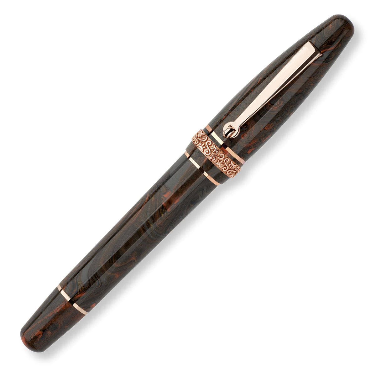 Maiora Ultra Ogiva Golden Age 2.0 Earth/Rosegold Rollerball Pen
