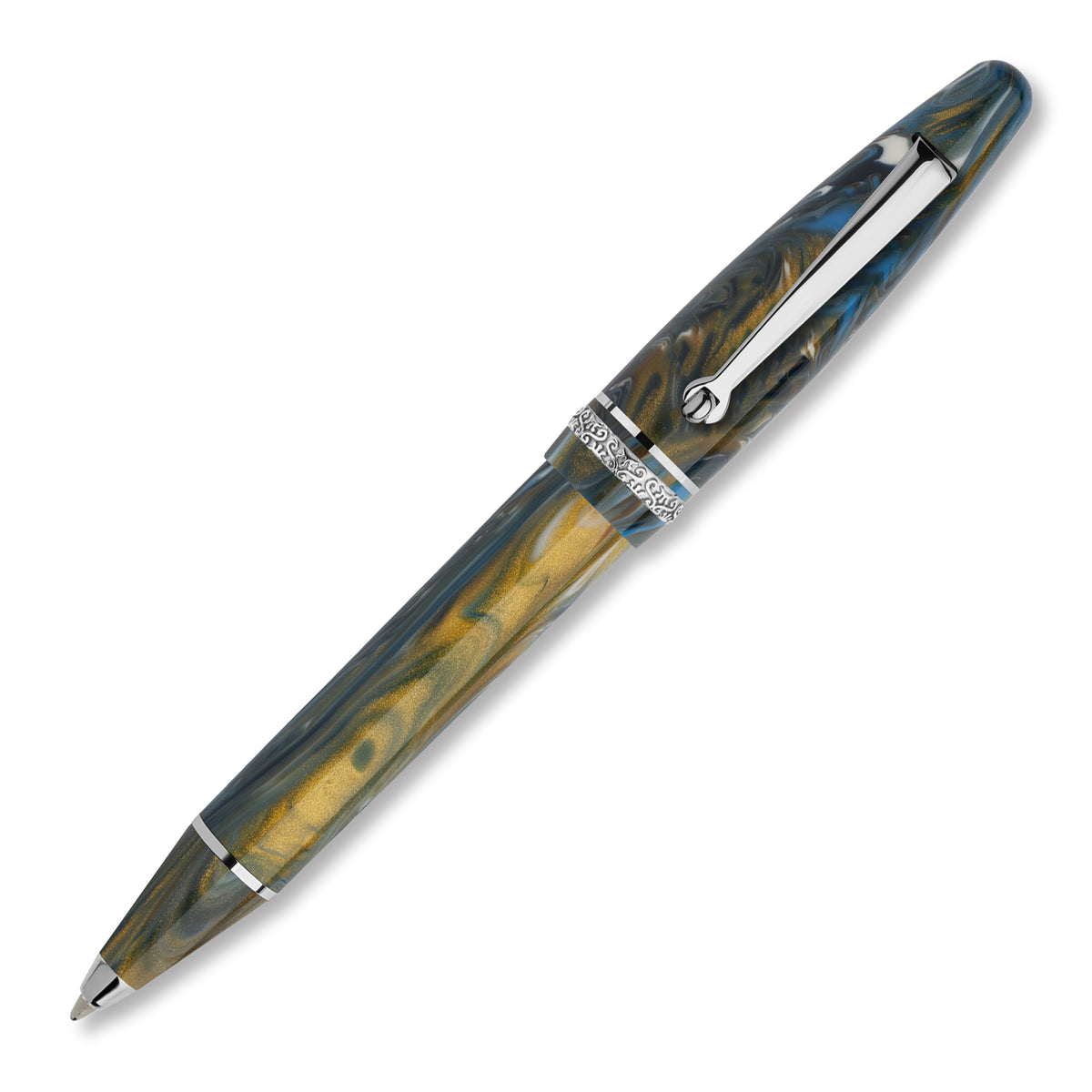 Maiora Ultra Ogiva Golden Age 2.0 Wind/Palladium Ballpoint Pen
