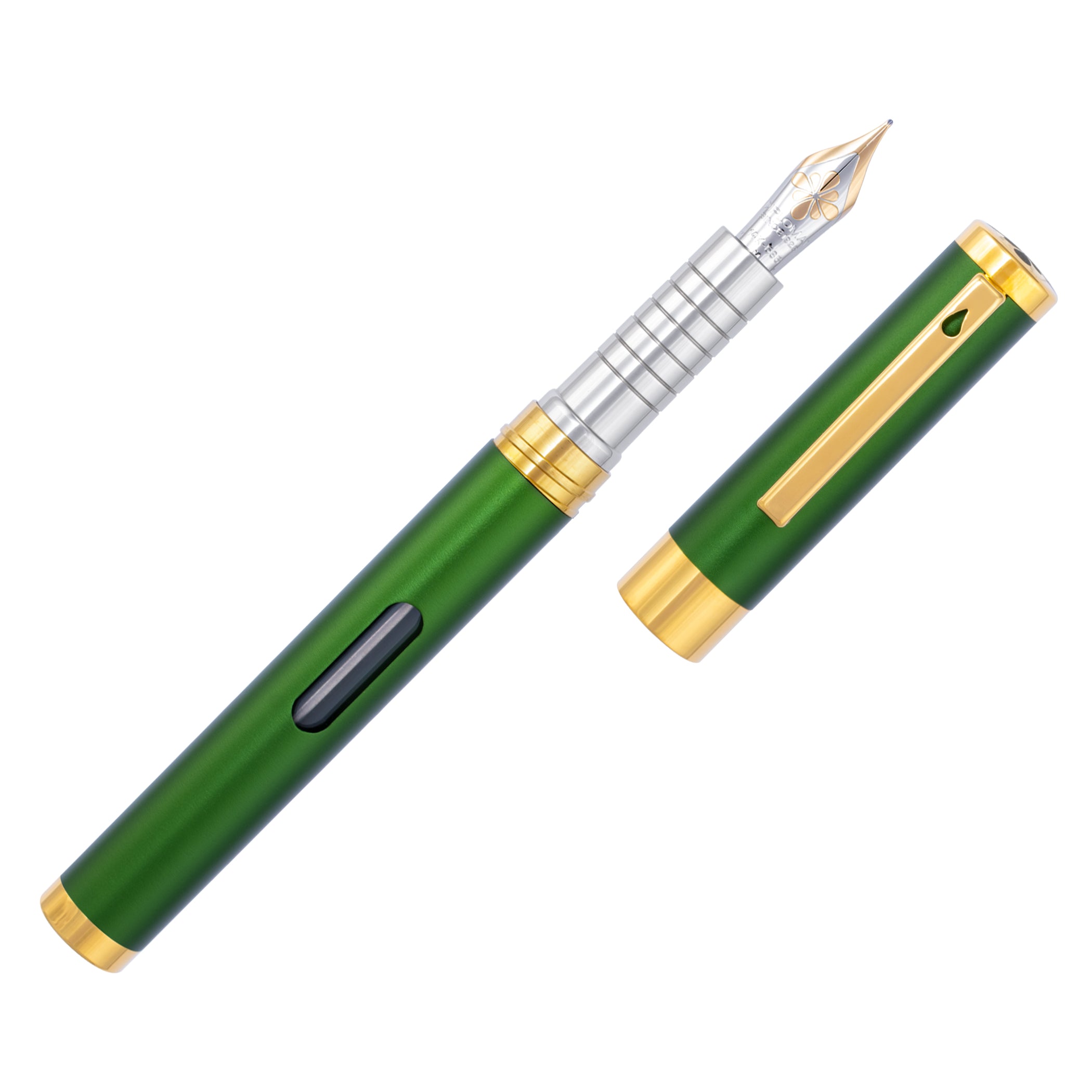 Diplomat Nexus Green Gold Fountain Pen 14kt Nib