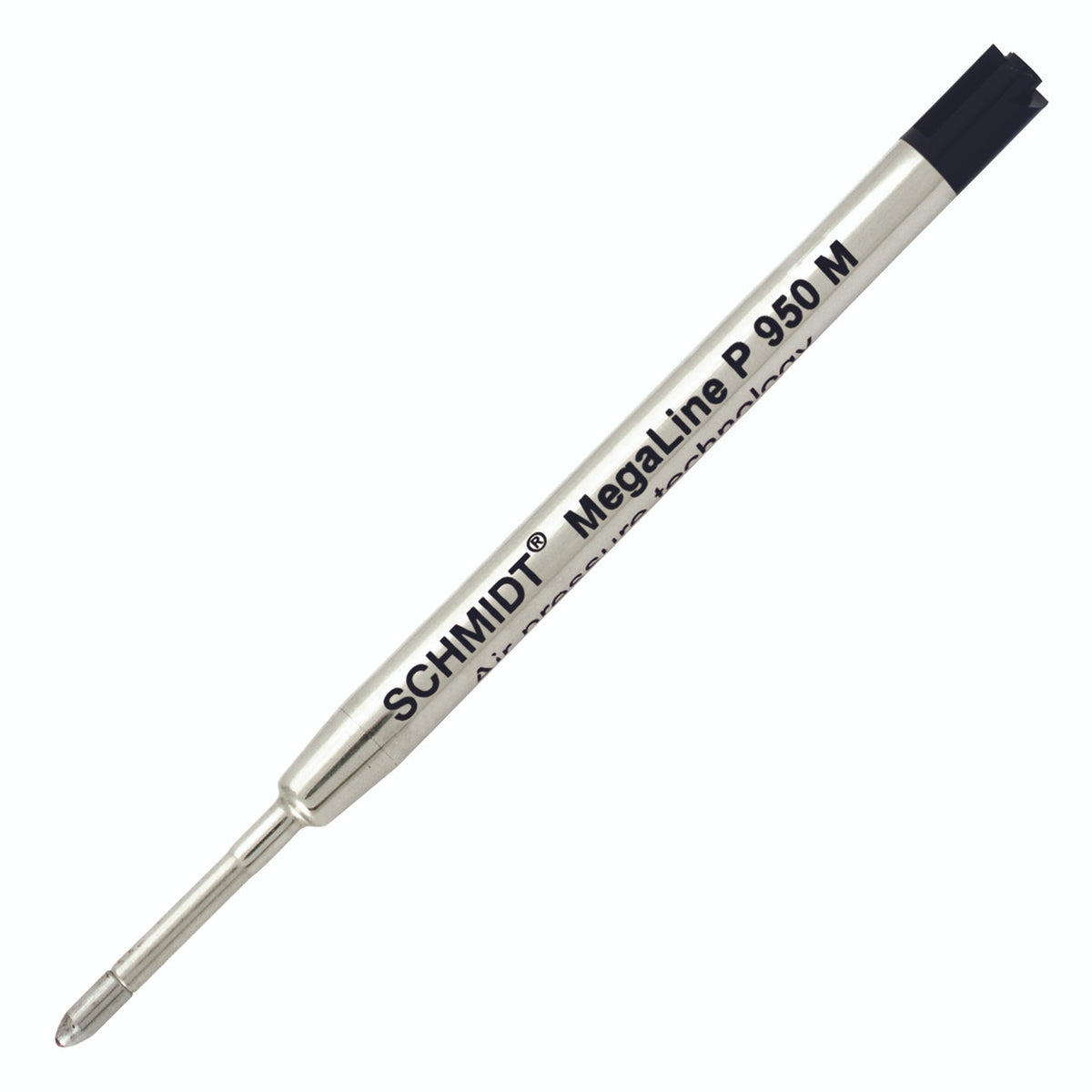 Schmidt® P950 Megaline Pressurized Ballpoint Refill Medium Point Stainless Steel Ball, 2pk