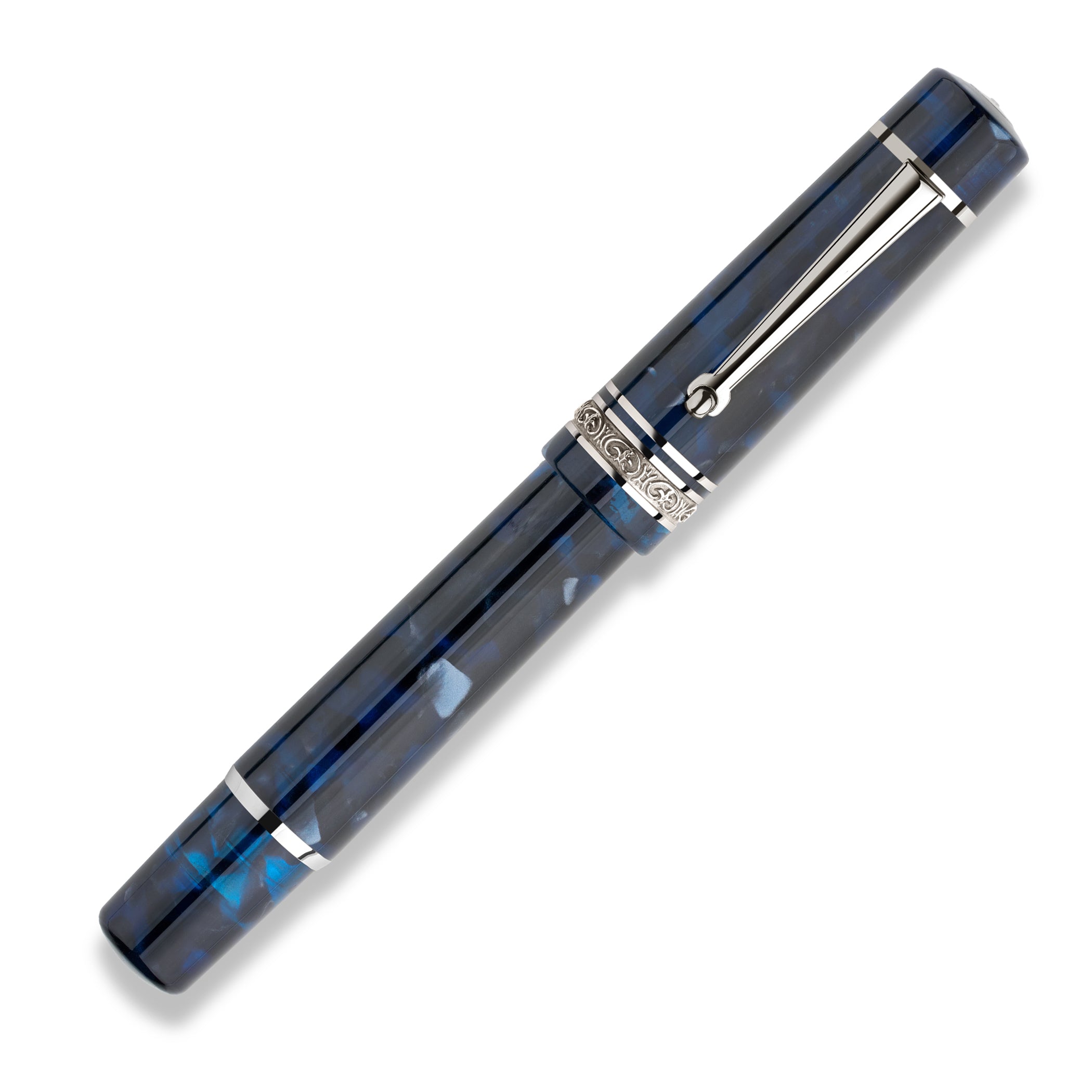 Delta Reservoir 2.0 Numbered Fountain Pen Blue/Grey Special Resin 925