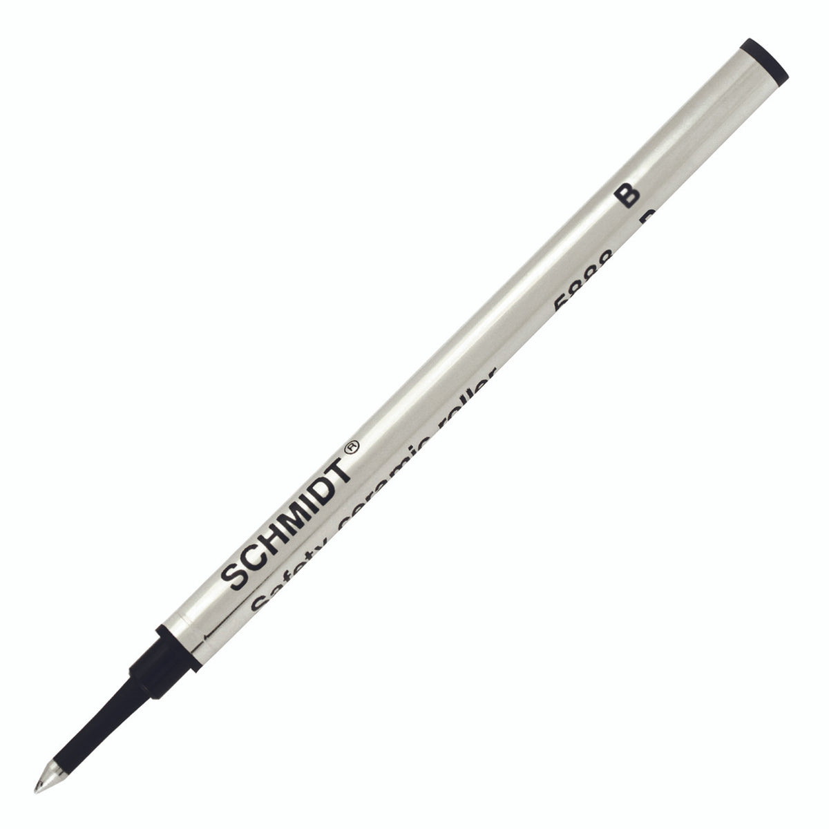 Schmidt® 5888 Safety Ceramic Rollerball Refill Broad Point 1.0mm, Metal Tube, 2pk