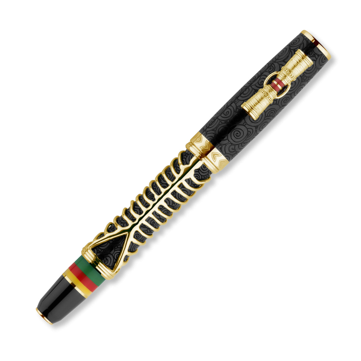 Delta Indigenous People Simbu Vermeil Rollerball Pen Black Limited Edition(88)