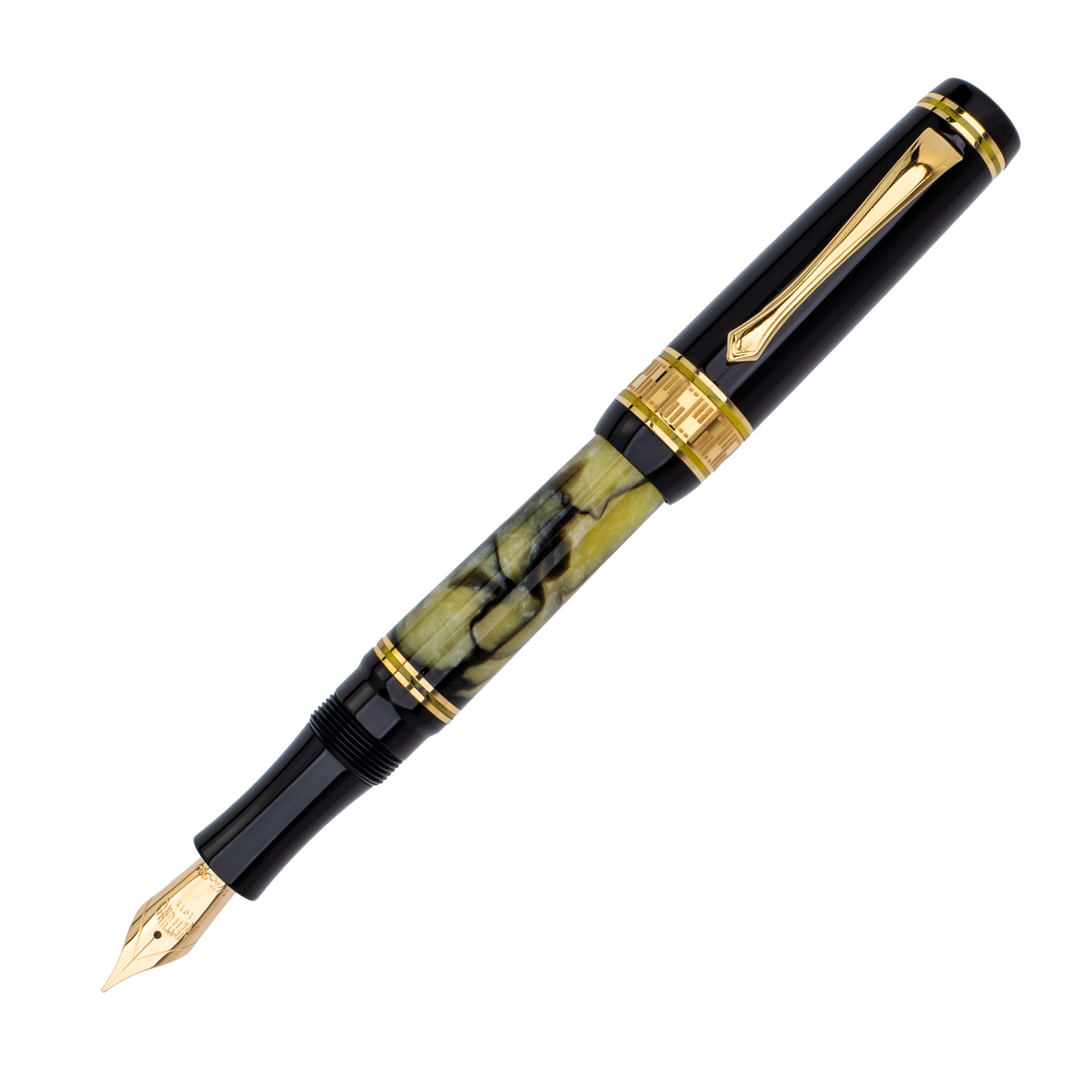 Nettuno Limited Edition|288 Superba Jade Fountain Pen 14Kt Gold Nib