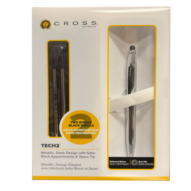 Cross Tech2 Ballpoint Pen and Stylus Silver
