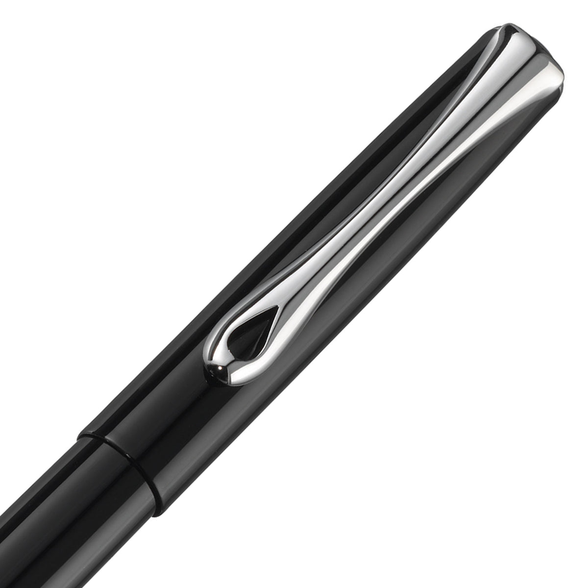 Diplomat Traveller Black Lacquer Rollerball Pen
