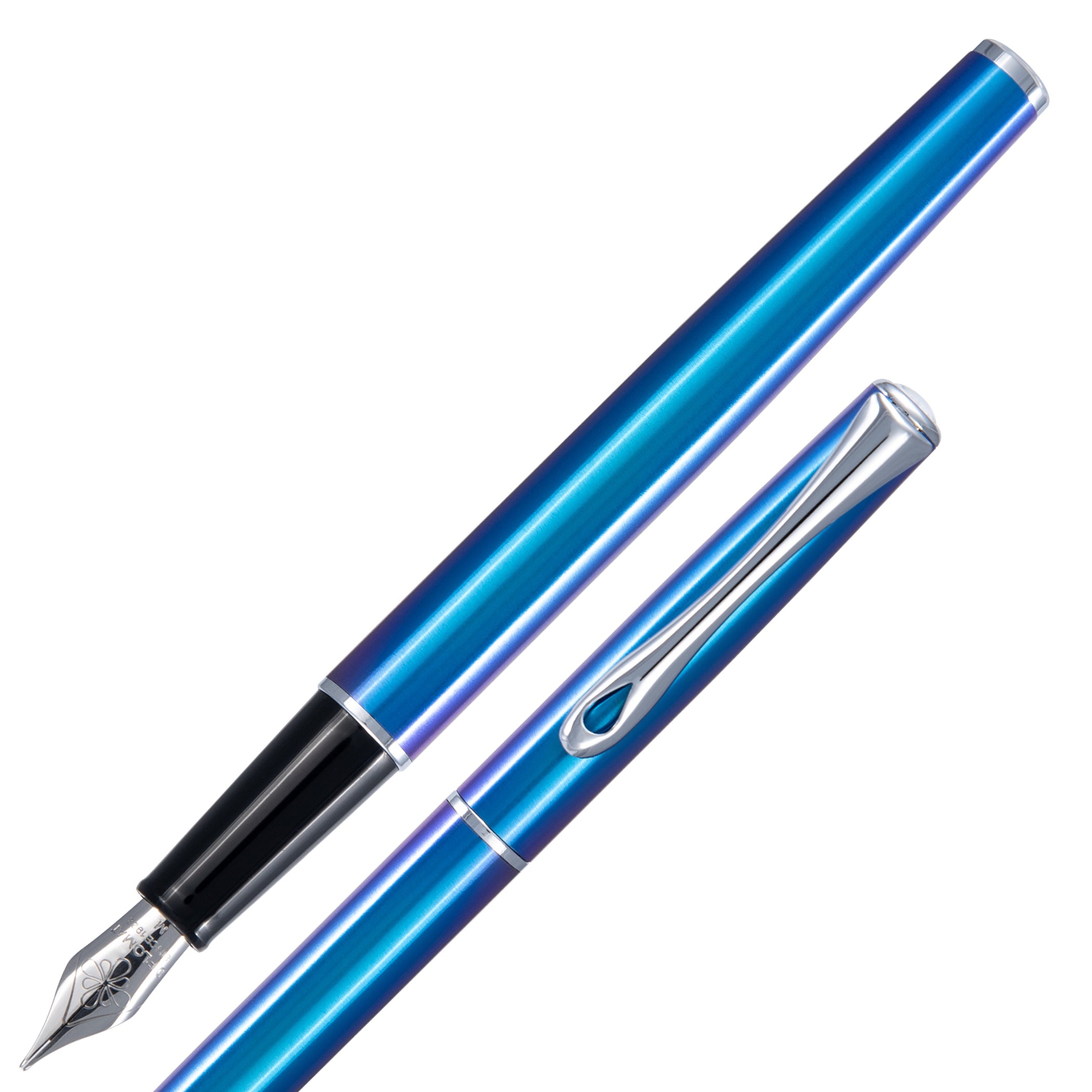 Diplomat Traveller Funky Blue Fountain Pen