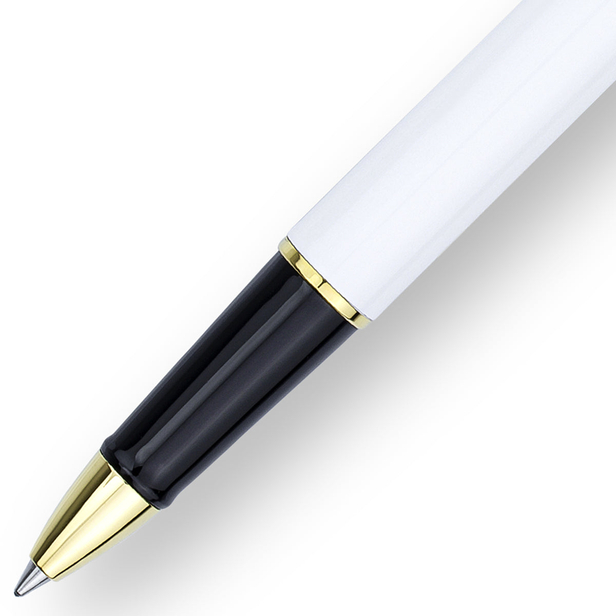 Diplomat Traveller Snow White Gold Rollerball Pen