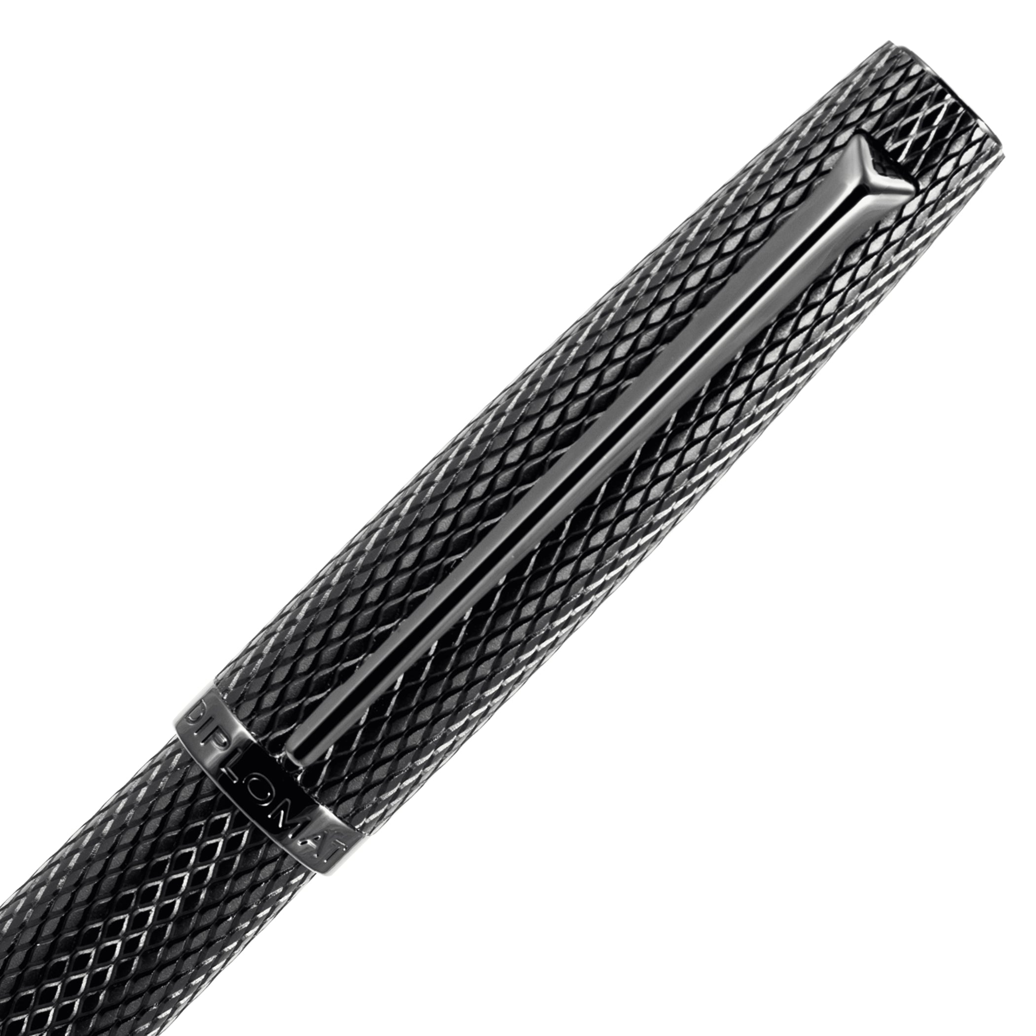 Diplomat Viper Black Fountain Pen Fine/Medium Nib