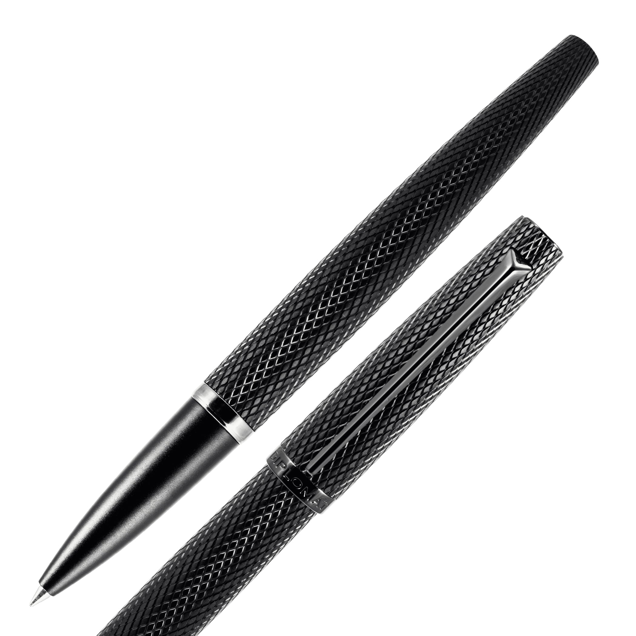 Diplomat Viper Black Rollerball Pen