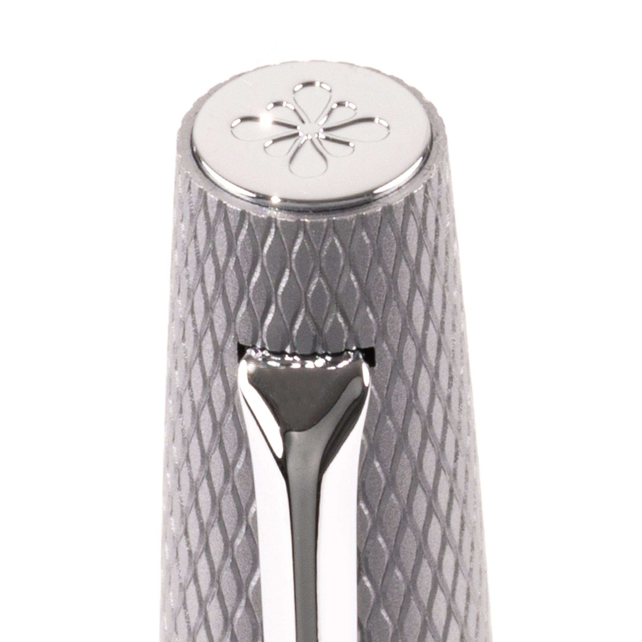 Diplomat Viper Silver Guilloche Fountain Pen Fine/Medium Nib