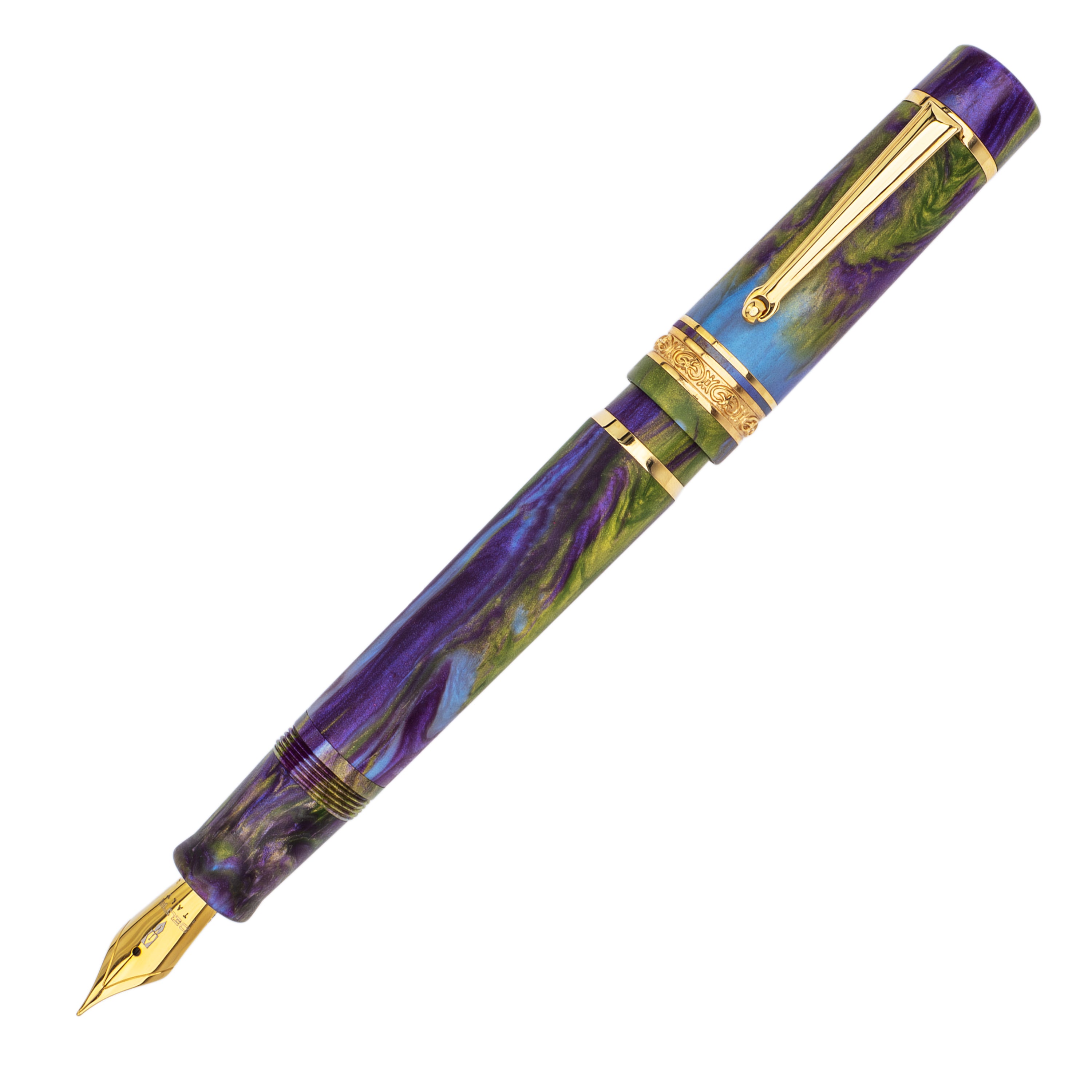 Delta Reservoir Limited Edition Wisteria Walk Fountain Pen Purple Resin 88