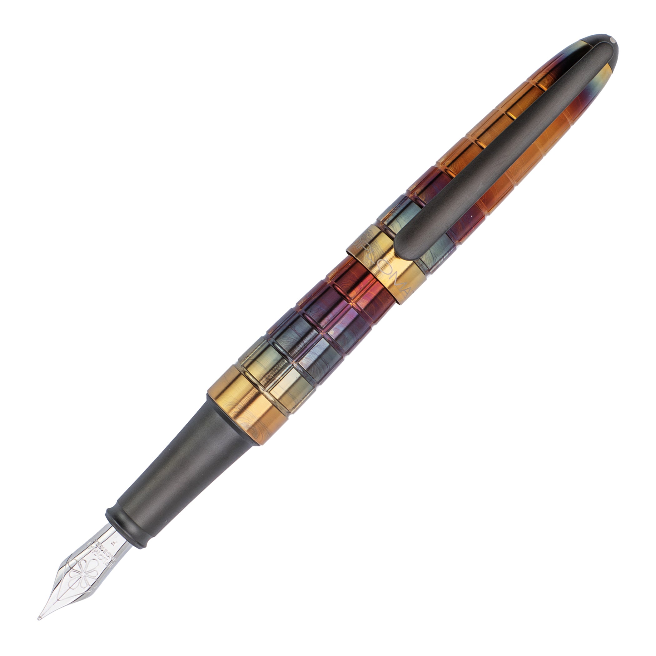 Diplomat Aero Rhomb Flame Fountain Pen