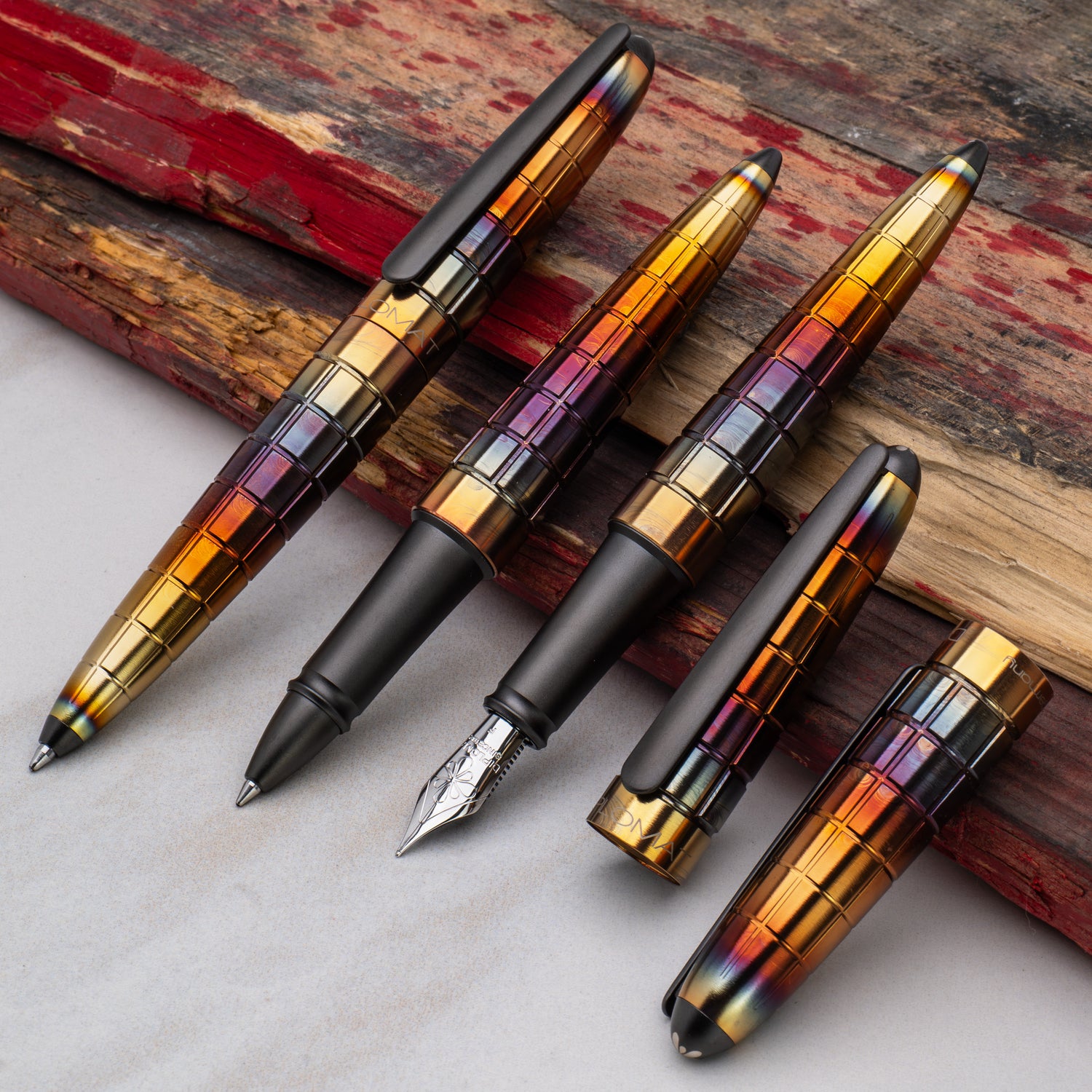 Diplomat Aero Rhomb Flame easyFLOW Ballpoint Pen