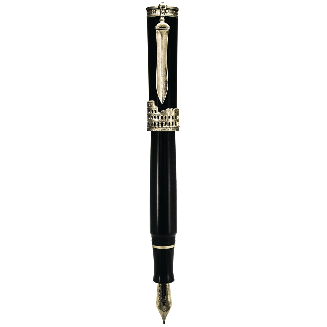 Stipula Gladiator Black Fountain Pen Medium - Minor Imperfections