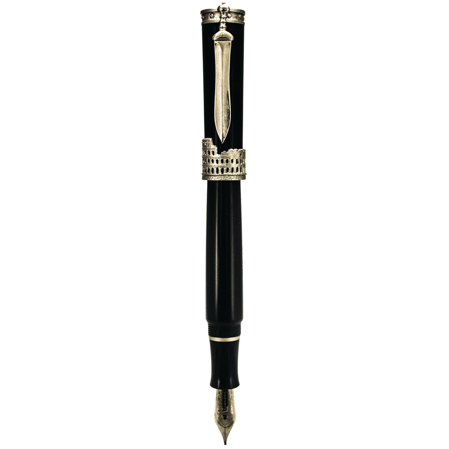 Stipula Gladiator Black Fountain Pen Medium - Minor Imperfections