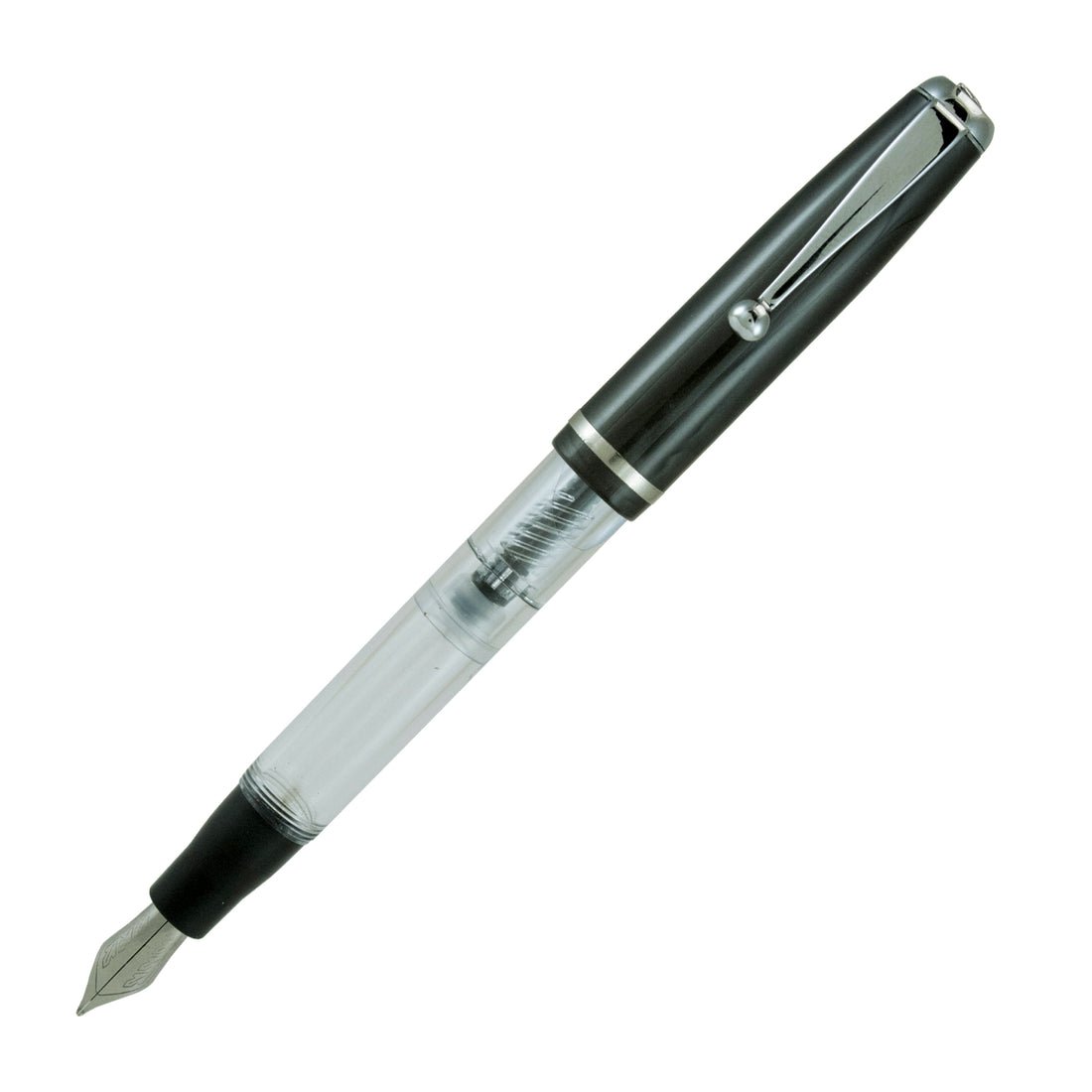Stipula Splash V-Flex Piston Slate Grey Fountain Pen