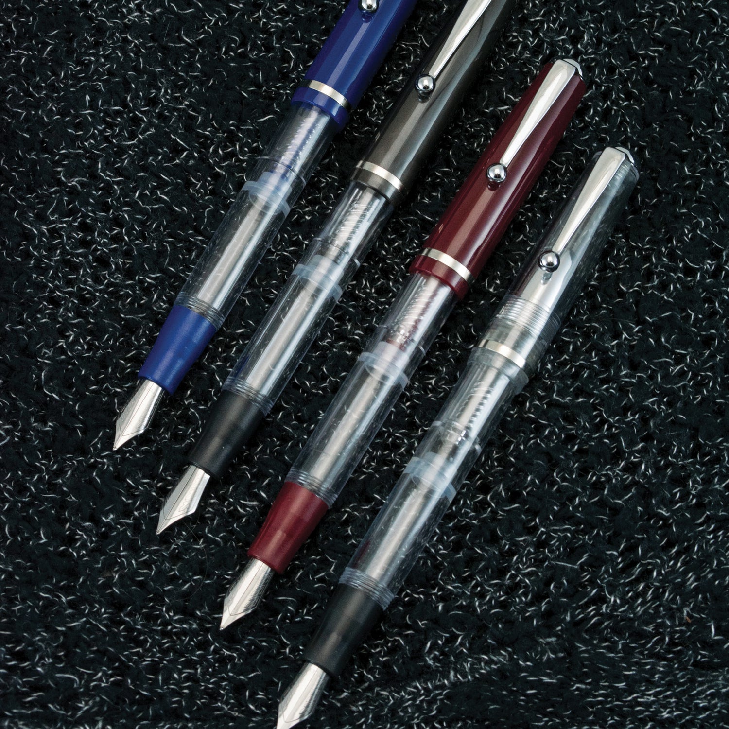 Stipula Splash V-Flex Piston Slate Grey Fountain Pen