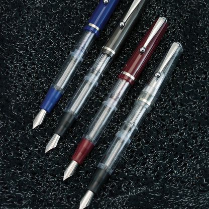 Stipula Splash V-Flex Piston Slate Grey Fountain Pen