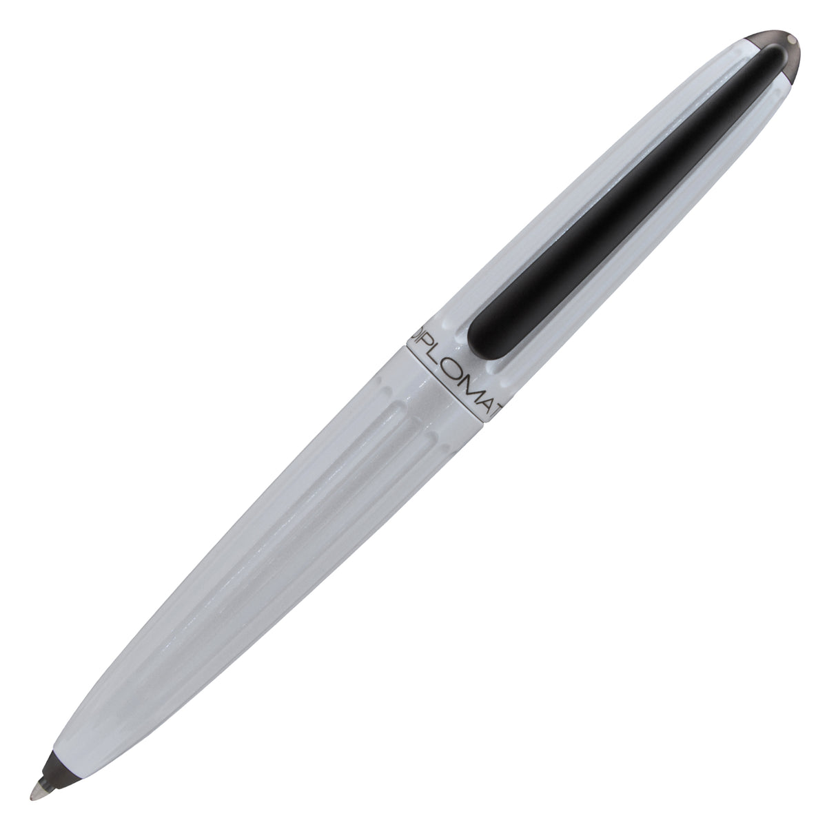 Diplomat Aero Lacquered White easyFLOW Ballpoint Pen
