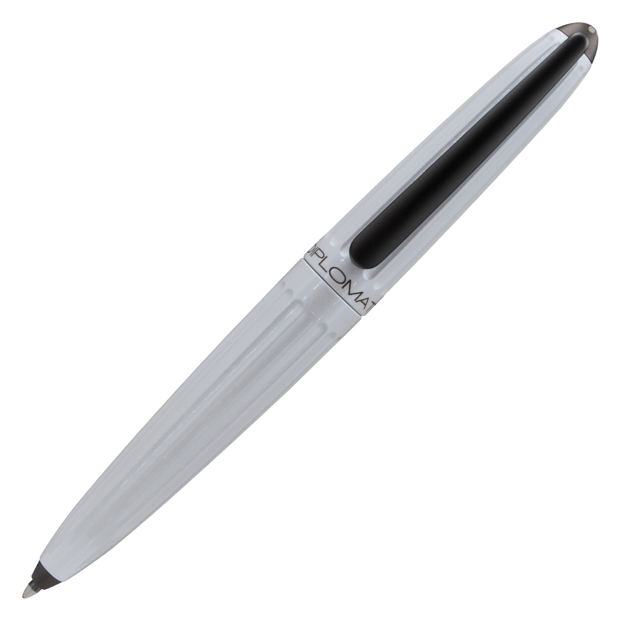 Diplomat Aero Lacquered White easyFLOW Ballpoint Pen
