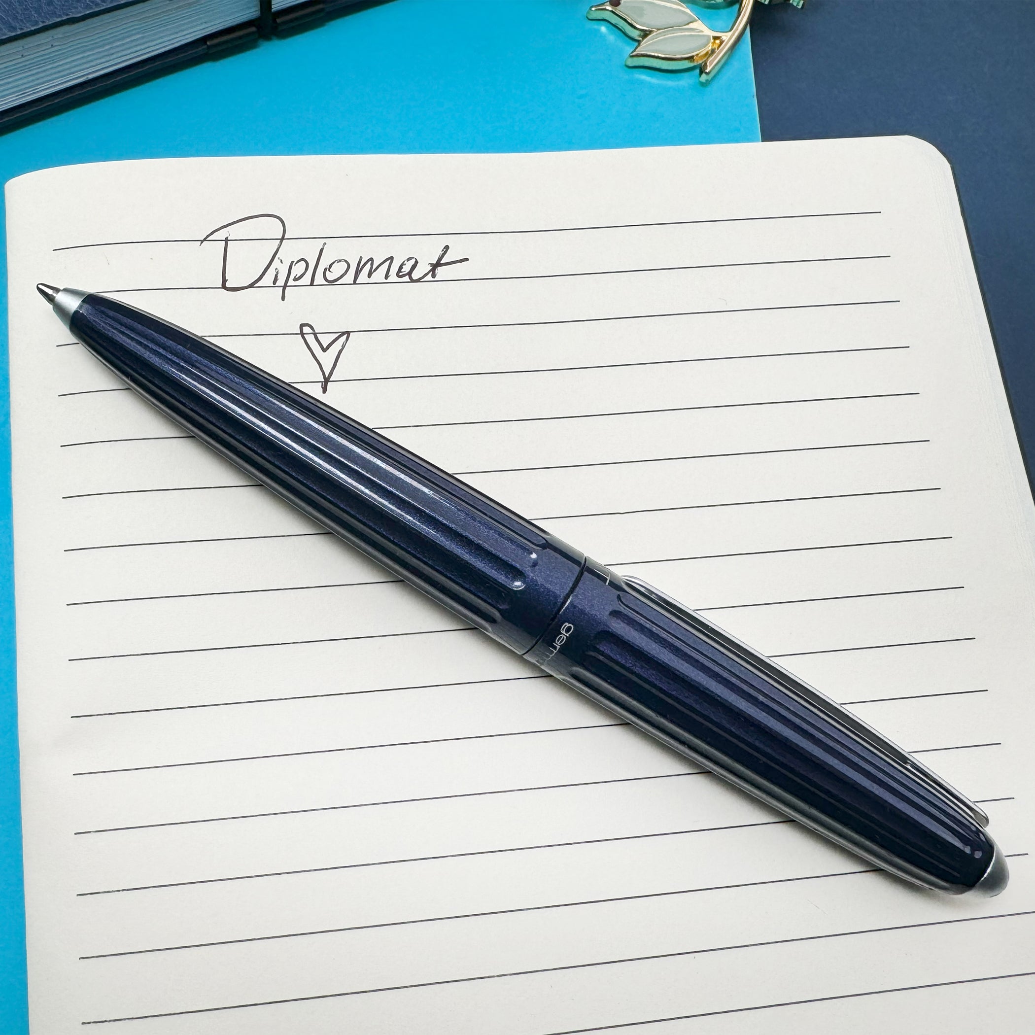 Diplomat Aero Midnight Blue easyFLOW Ballpoint Pen