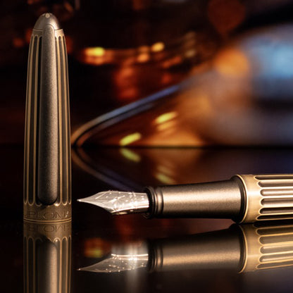 Diplomat Aero Oxyd Brass Fountain Pen