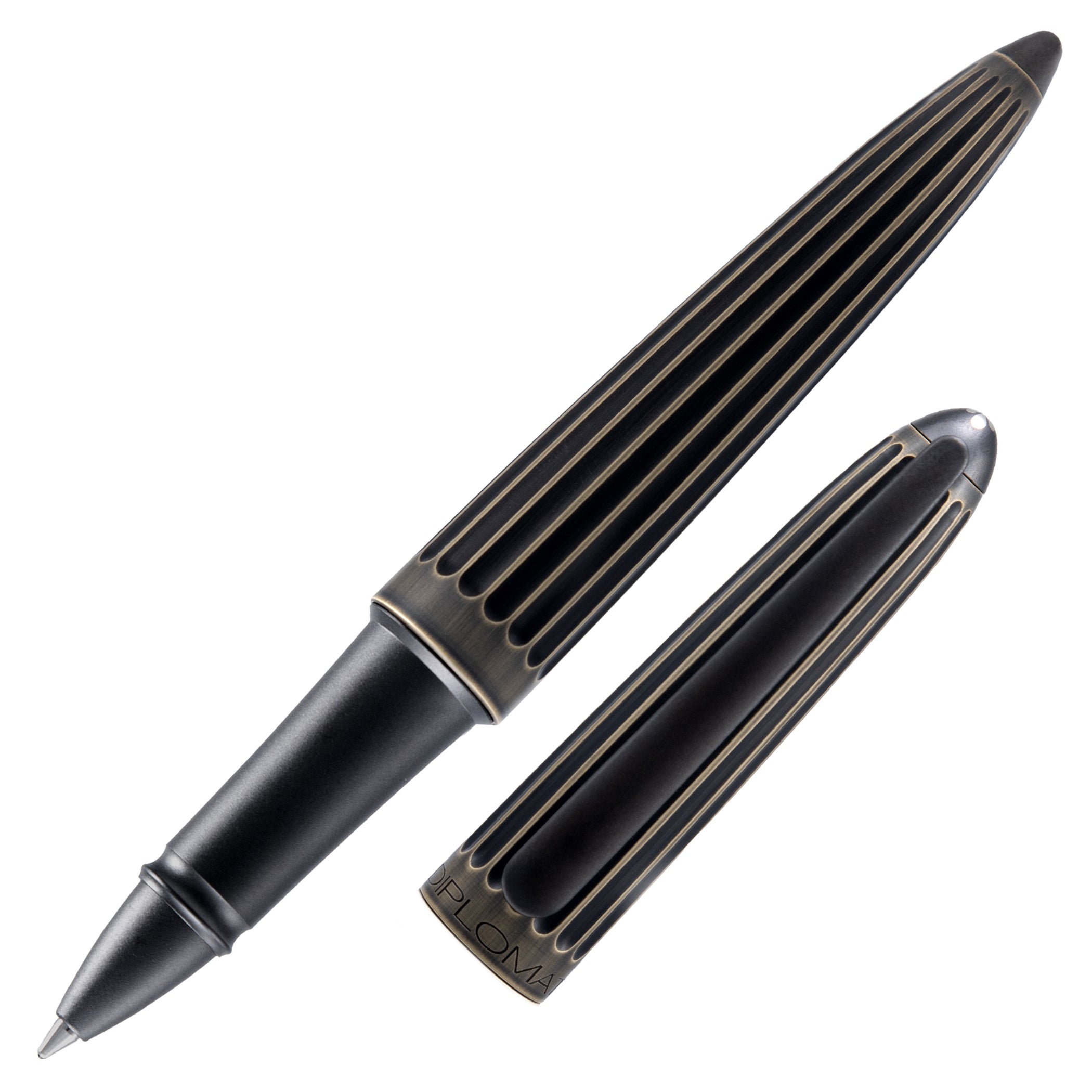 Diplomat Aero Oxyd Brass Rollerball Pen
