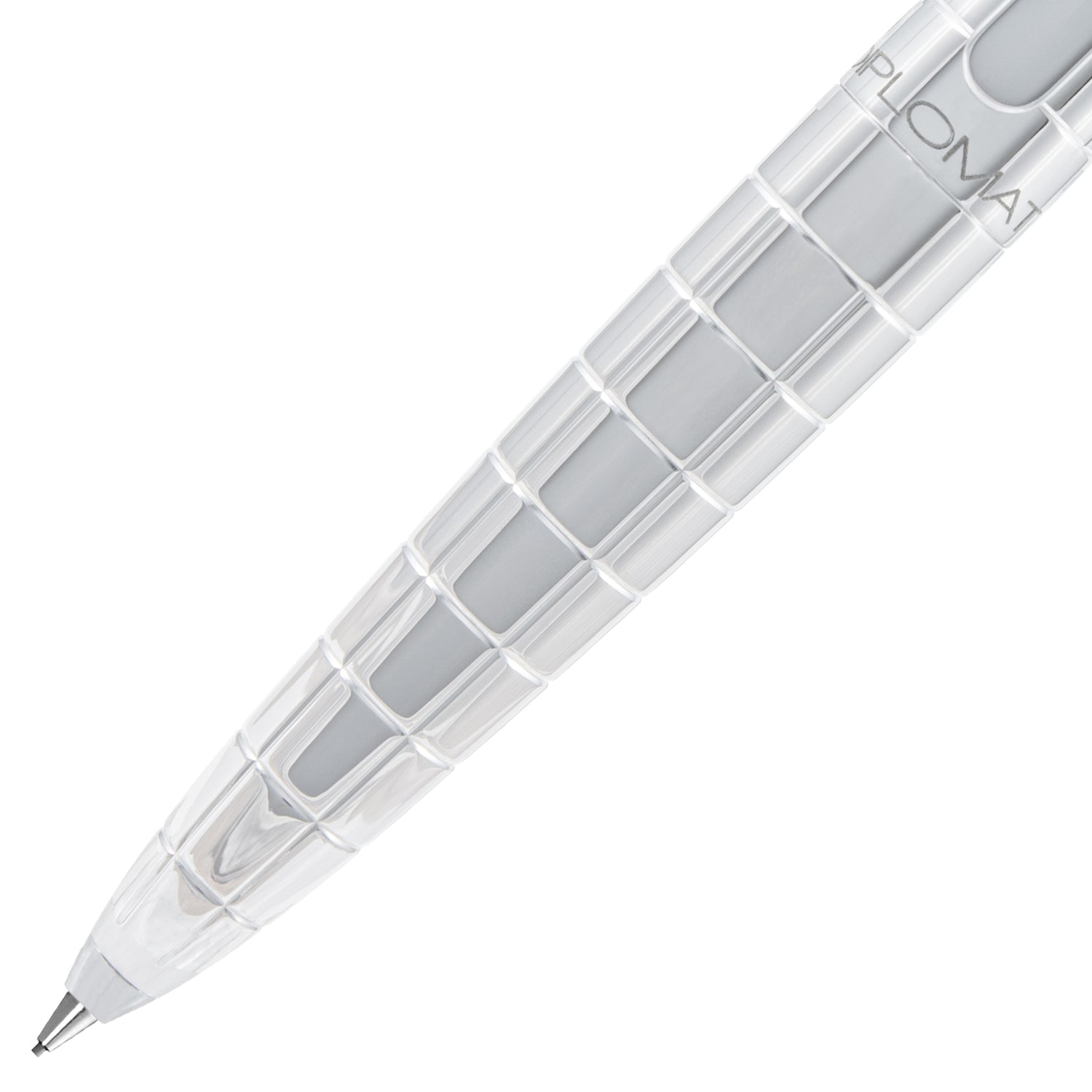 Diplomat Aero Rhomb Chrome 0.7mm Mechanical Pencil