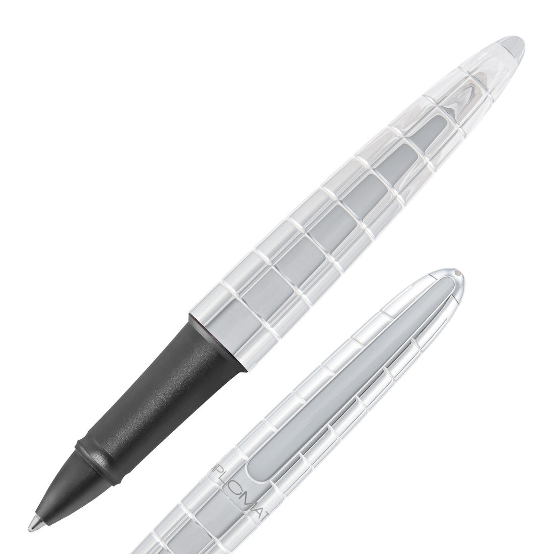 Diplomat Aero Rhomb Chrome Rollerball Pen