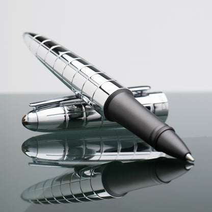 Diplomat Aero Rhomb Chrome Rollerball Pen