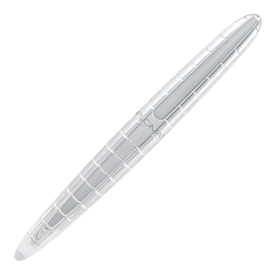 Diplomat Aero Rhomb Chrome Fountain Pen