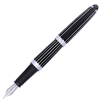 Diplomat Aero Stripes Black Fountain Pen