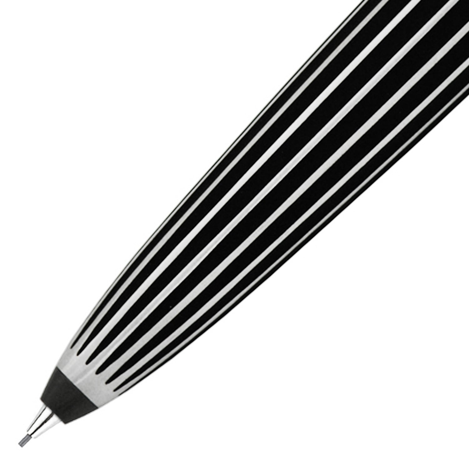 Diplomat Aero Stripes Black 0.7mm Mechanical Pencil