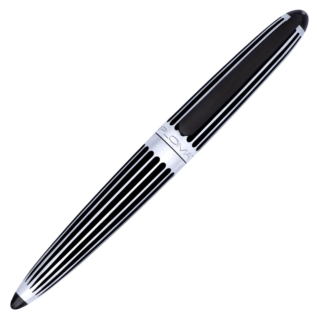 Diplomat Aero Stripes Black Fountain Pen