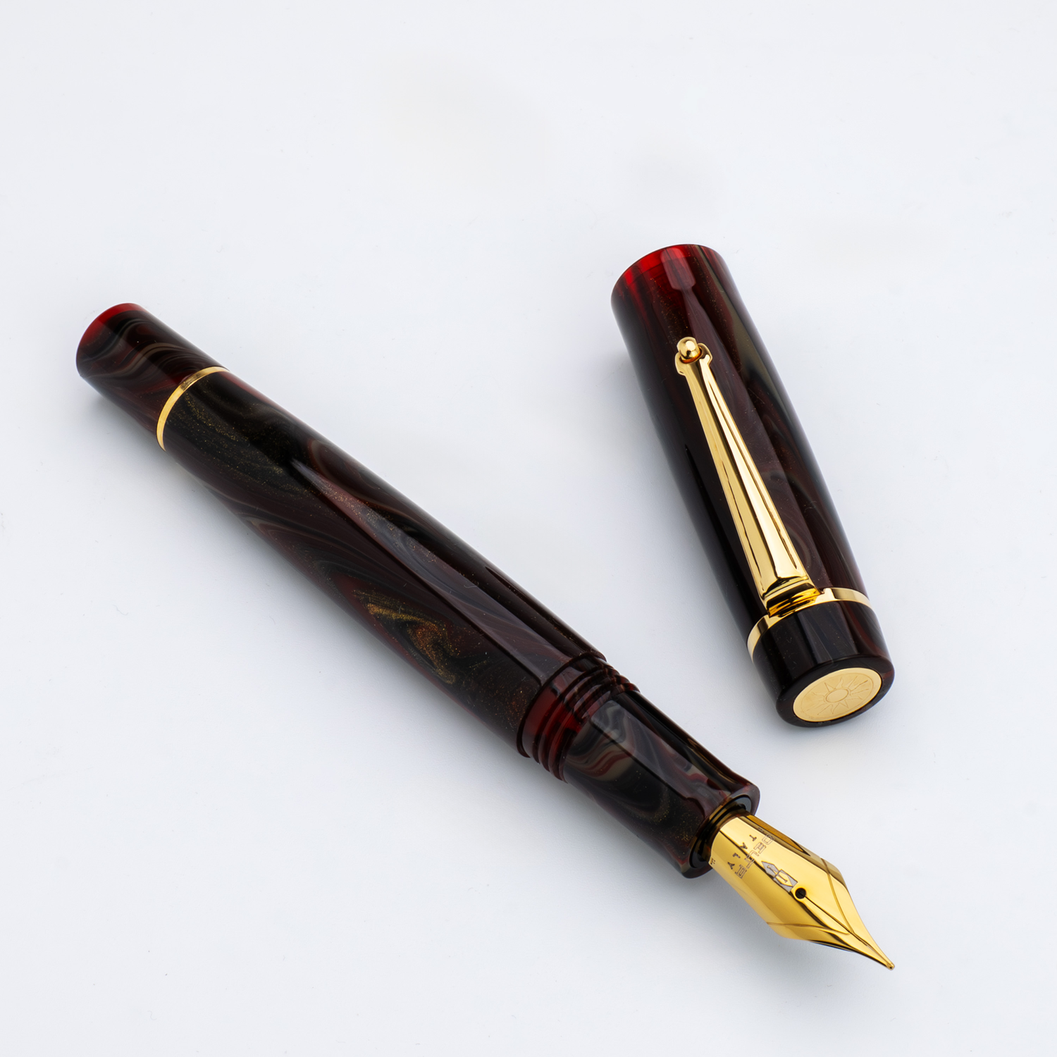 Delta Signs of The Time Barocco Fountain Pen Stainless Steel Nib